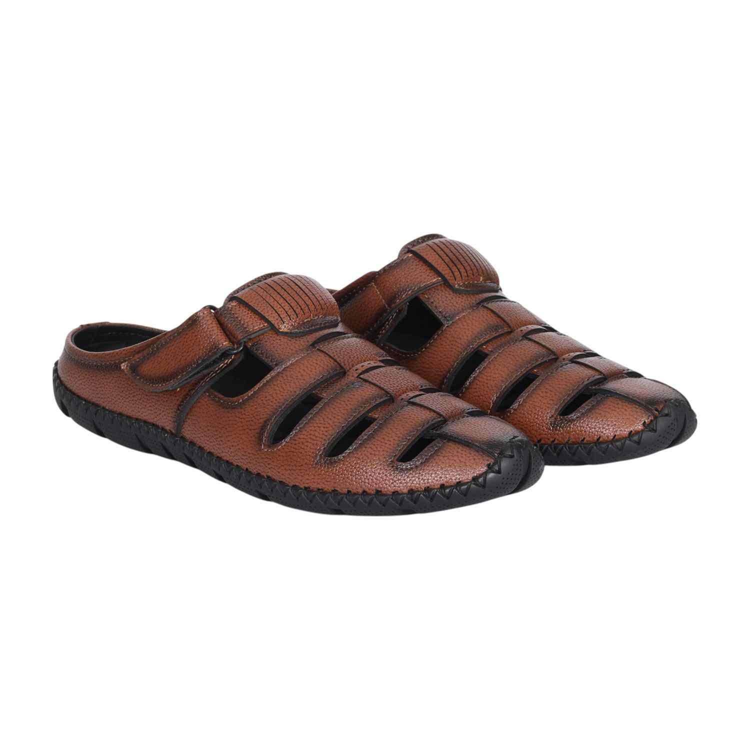 Men Tan Fisherman Comfort Sandal