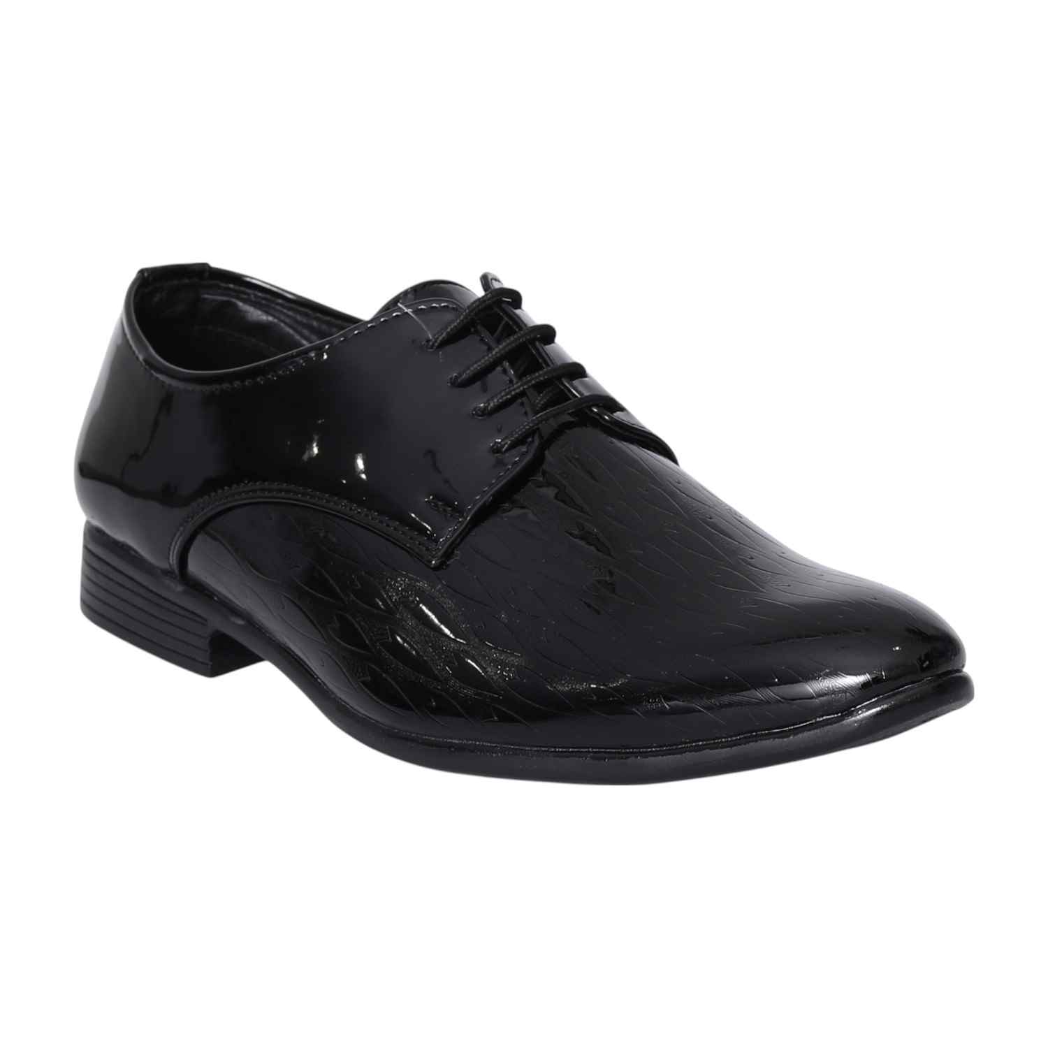 Men Black Sleek Formal Derbies