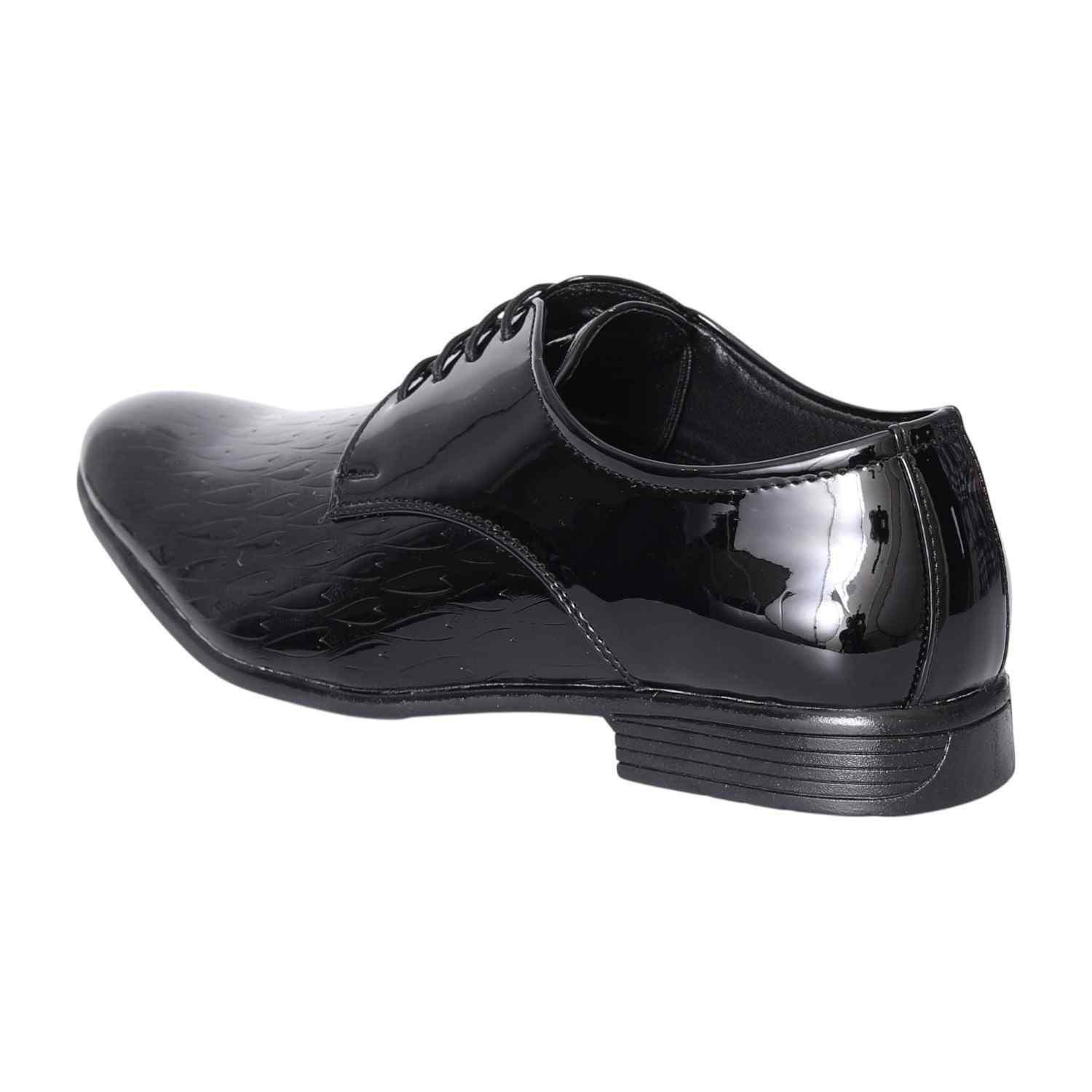 Men Black Sleek Formal Derbies