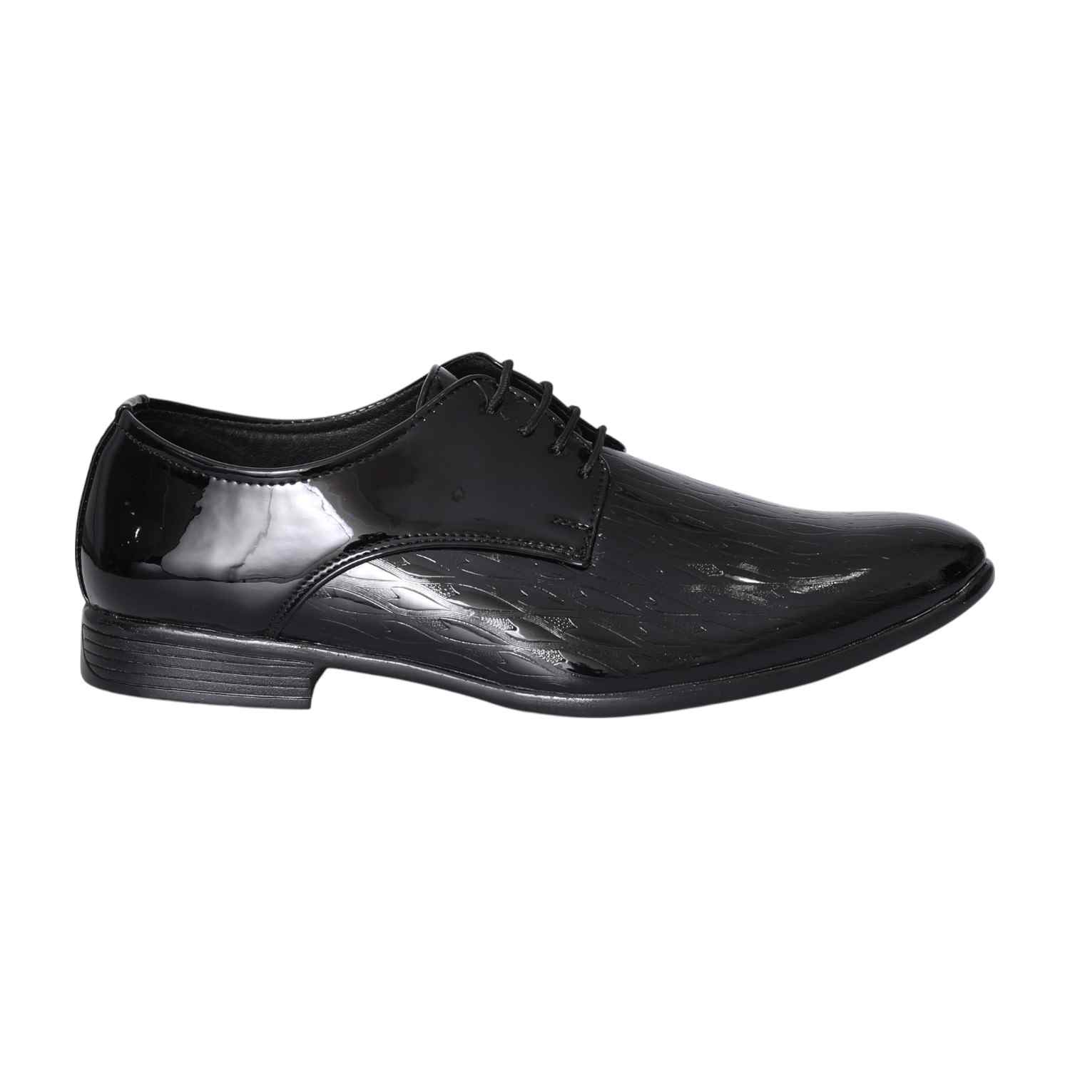 Men Black Sleek Formal Derbies