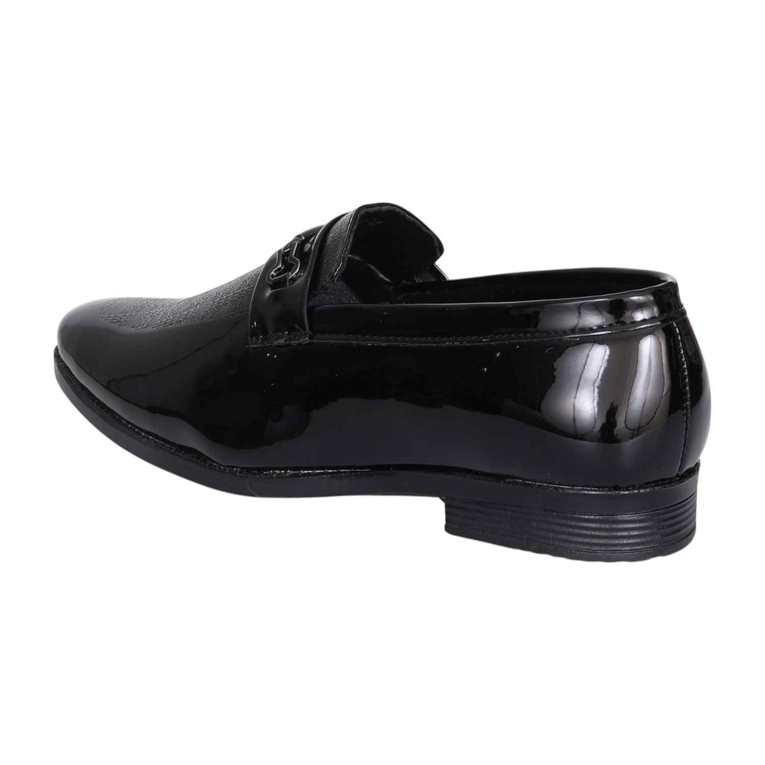 Men Classic Black Glossy Formal Loafers
