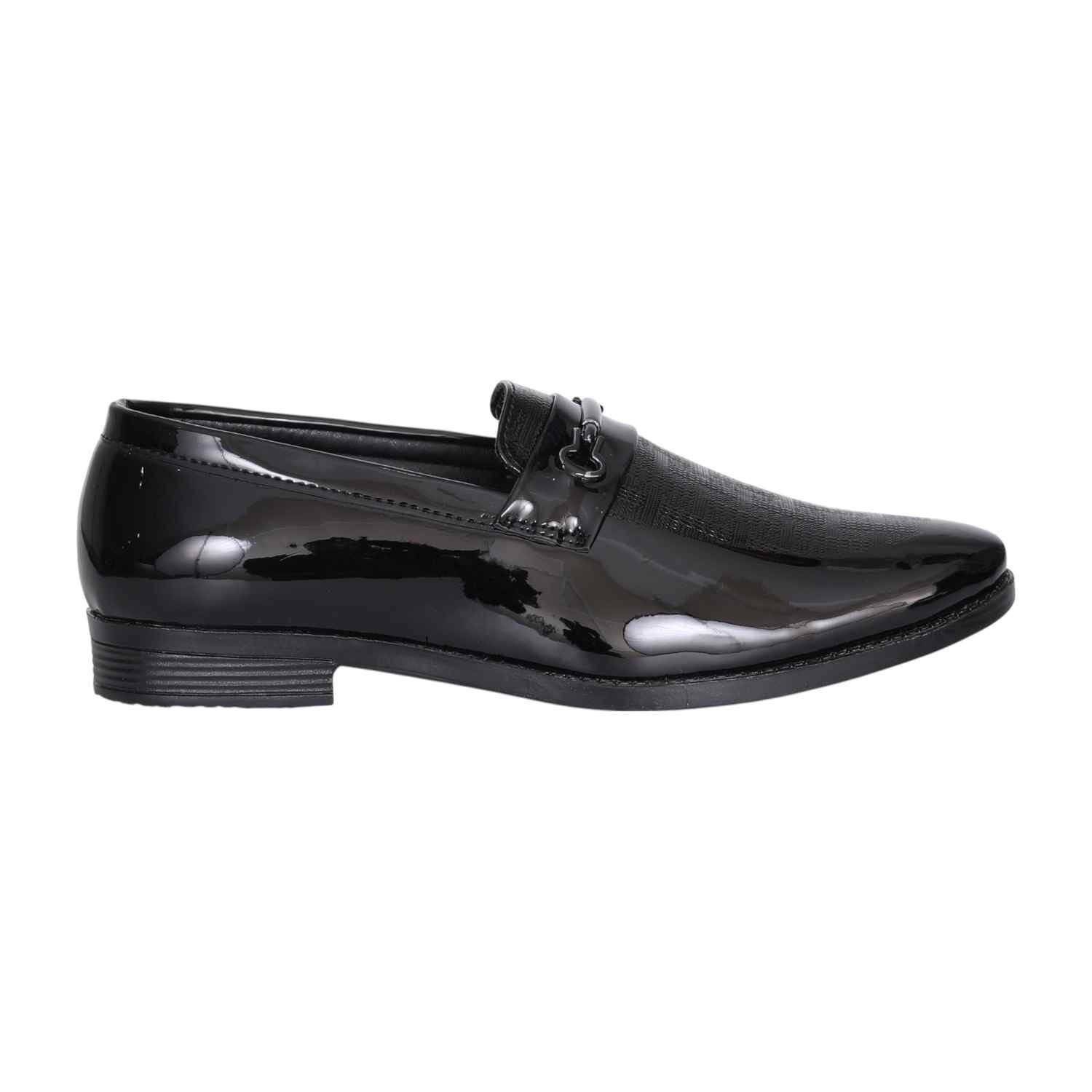 Men Classic Black Glossy Formal Loafers
