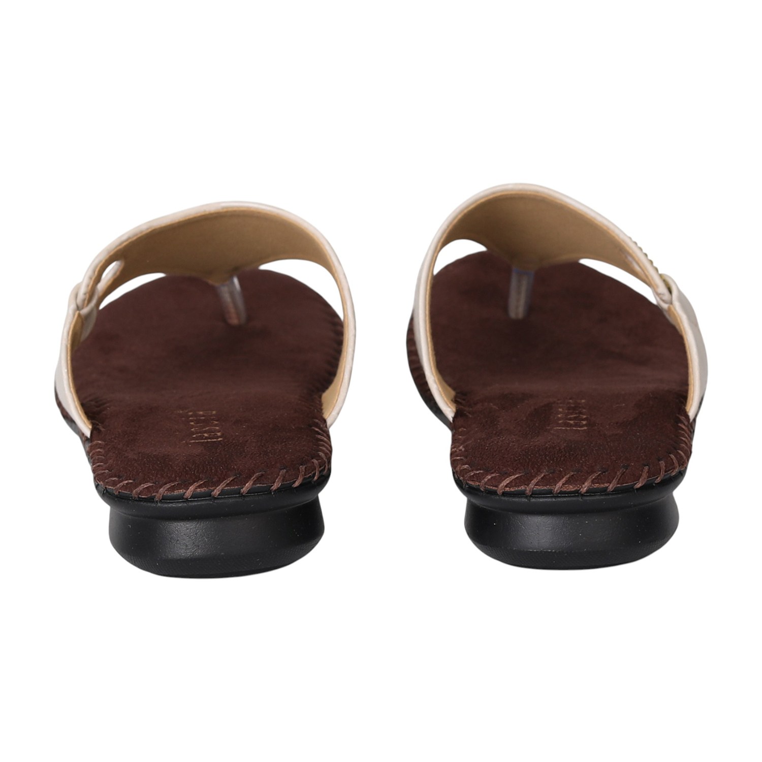 Women Cream Charm Comfort Flats