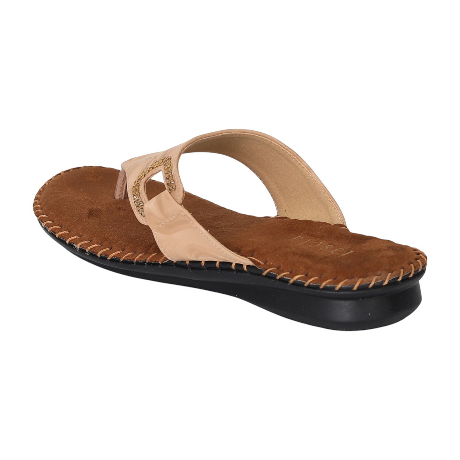 Women Tan Charm Comfort Flats