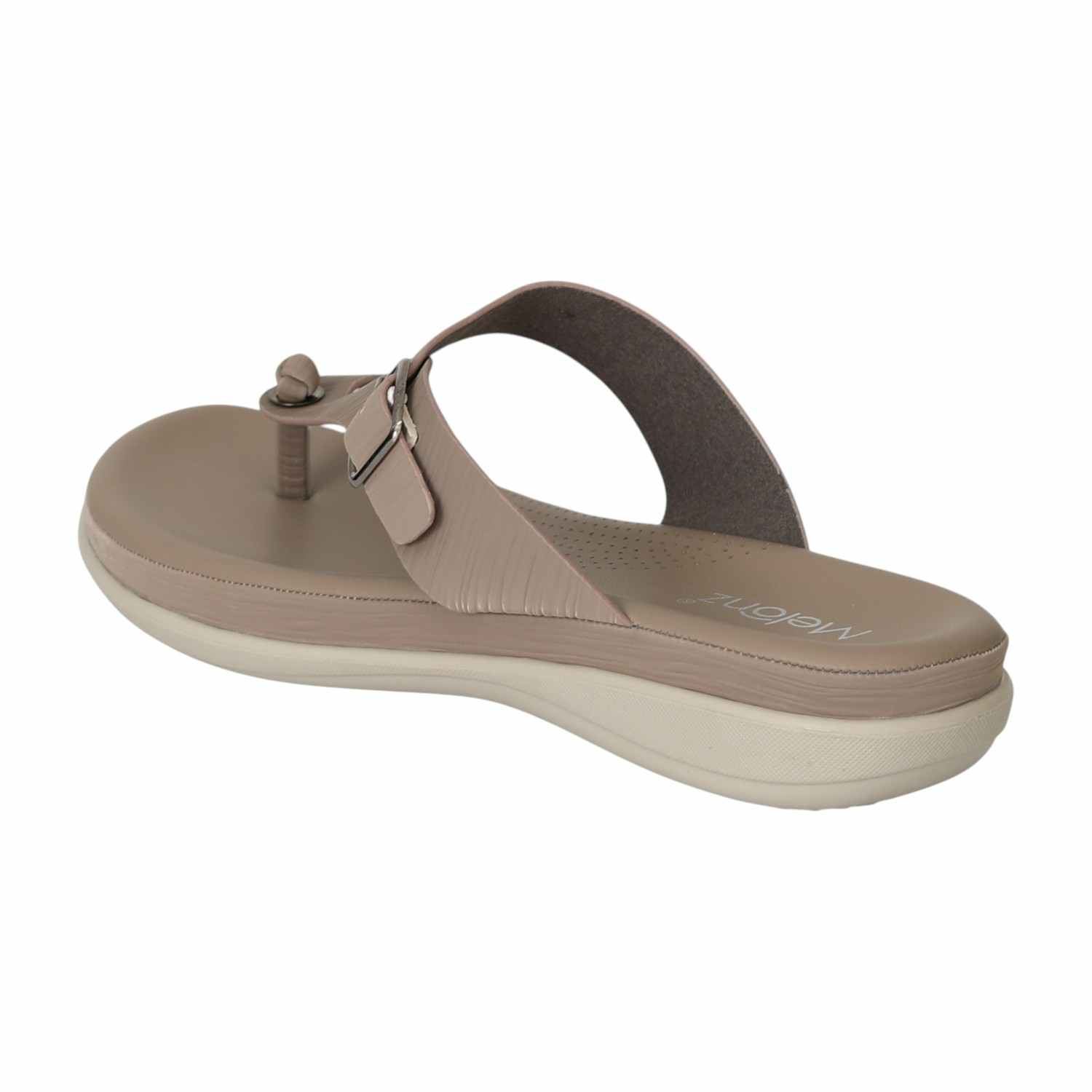 Women Grey Modern Buckle Sandals
