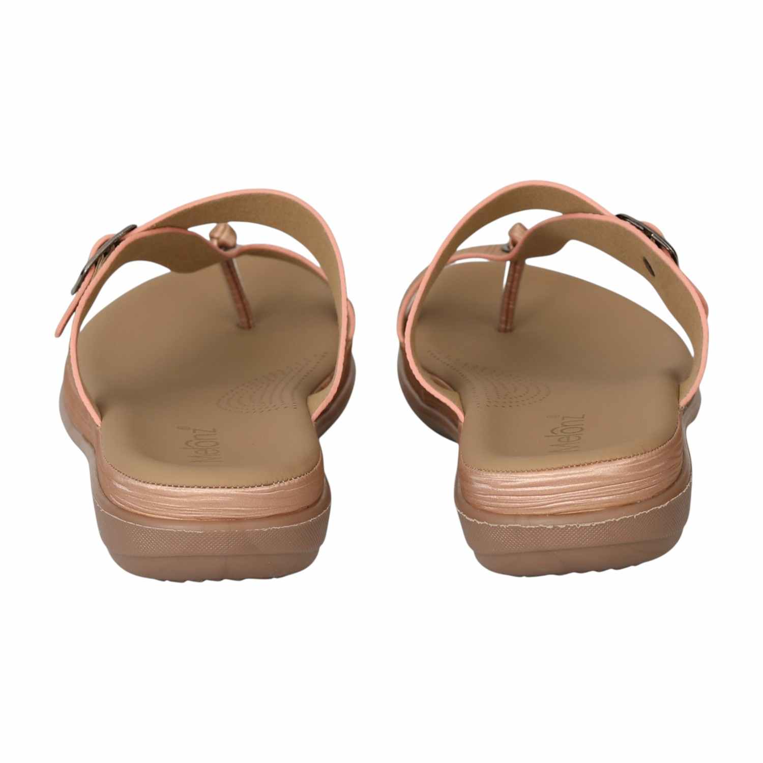 Women Rose gold Modern Buckle Sandals