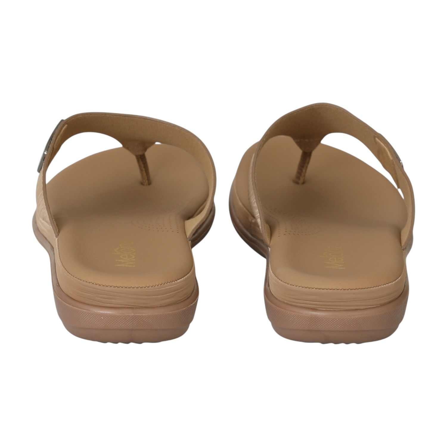 Women Brown Soft Step Toe-Rings