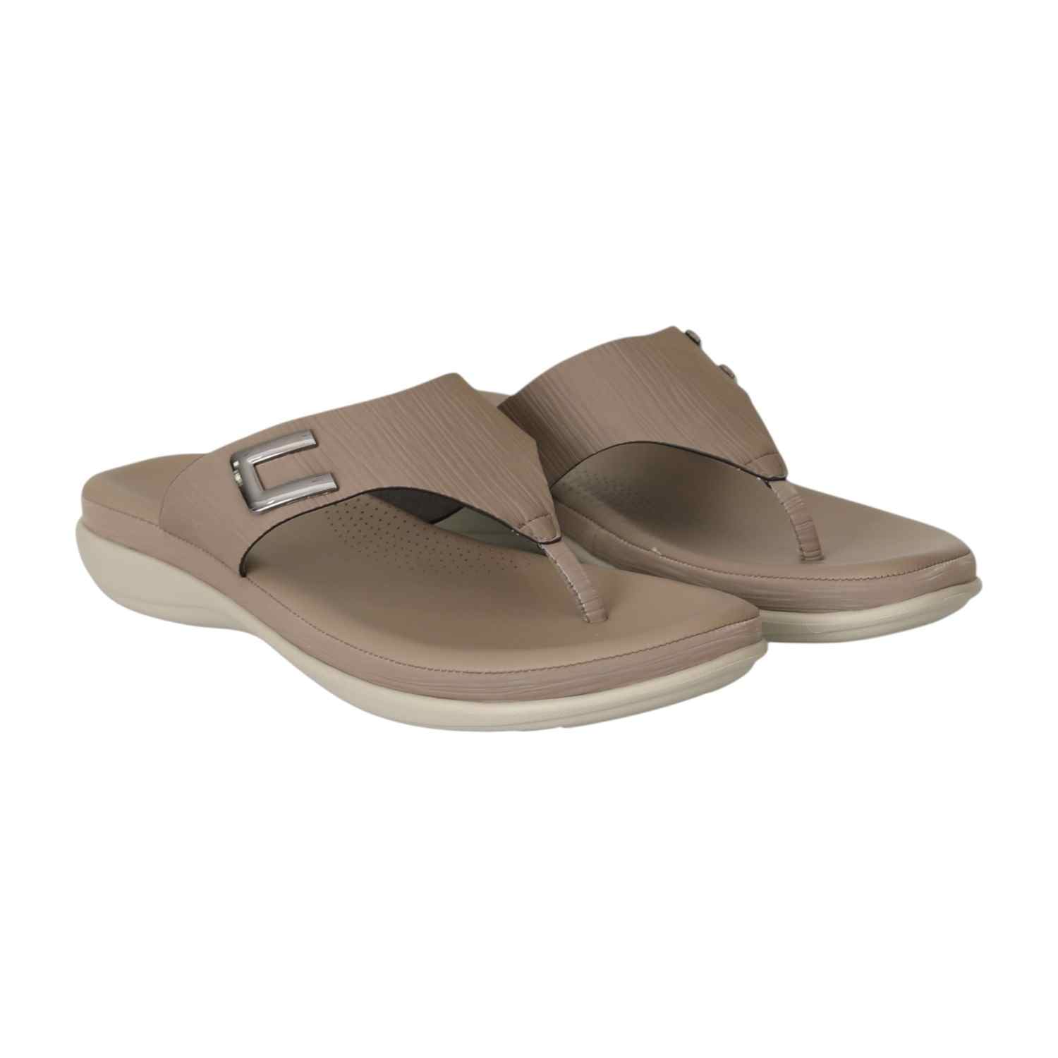 Women Grey Soft Step Toe-Rings
