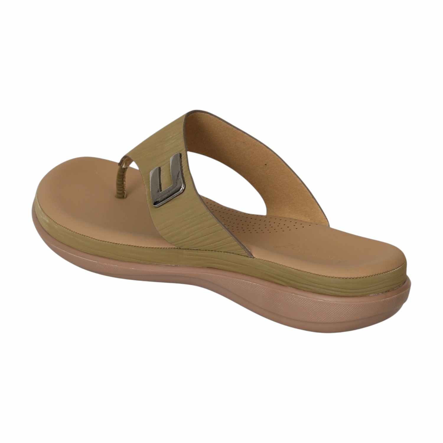 Women Olive Soft Step Toe-Rings