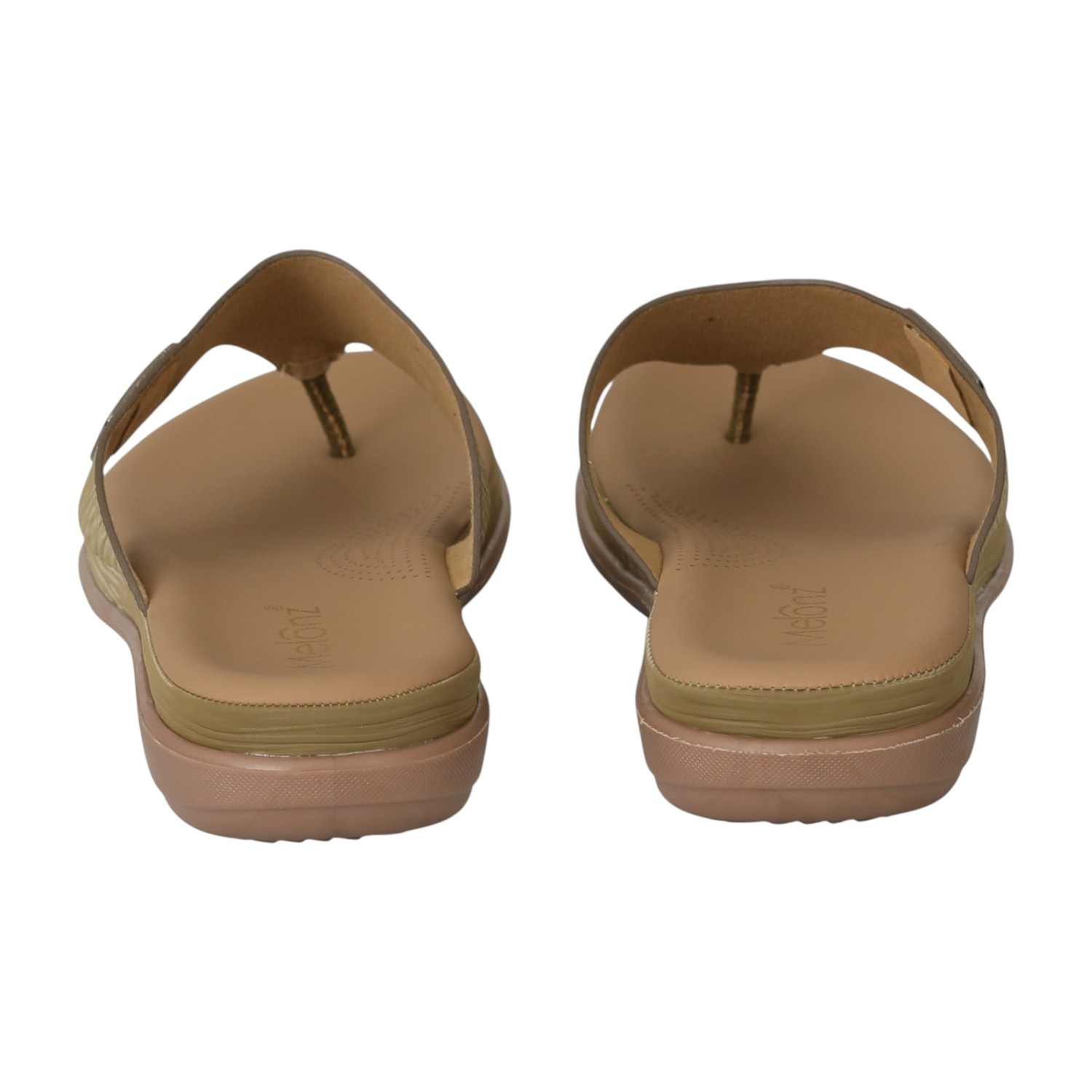 Women Olive Soft Step Toe-Rings