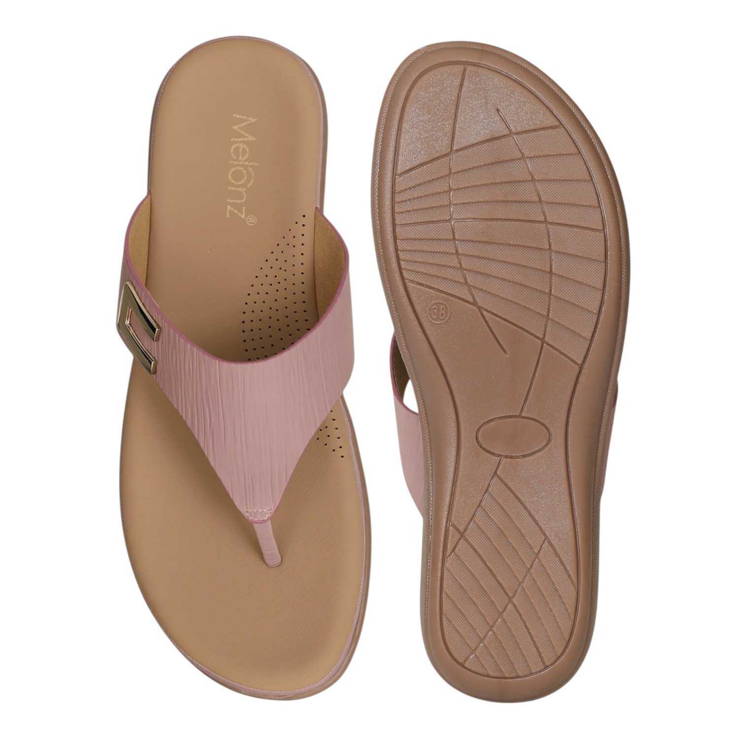 Women Rose Soft Step Toe-Rings