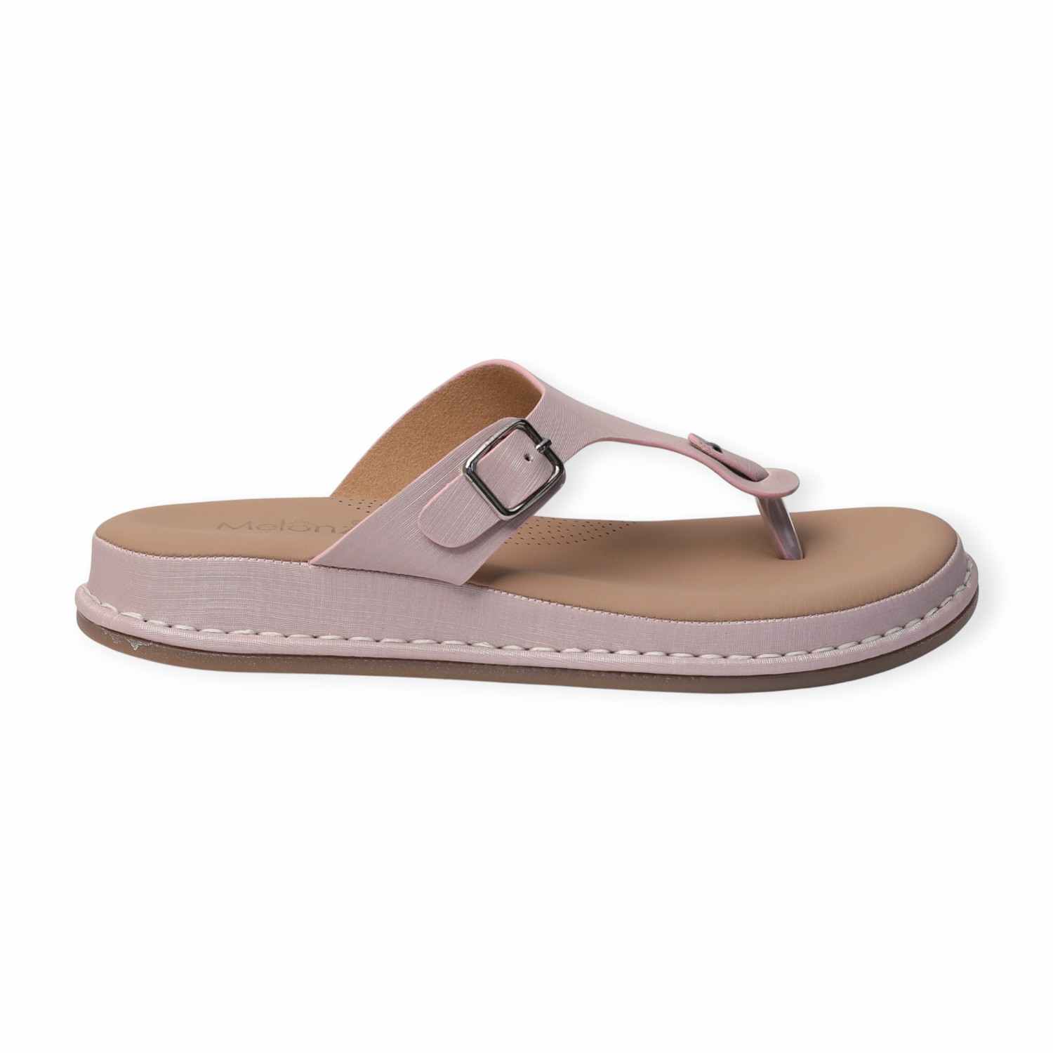 Melonz Women’s Rose Pink T-Strap Slip-Ons