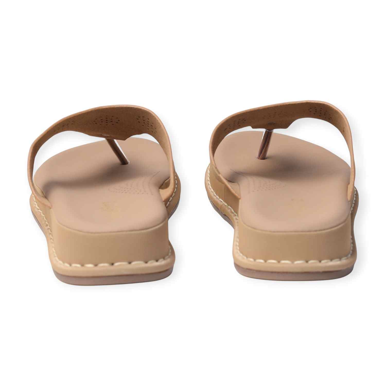 Melonz Women’s Beige Thong Slip-Ons