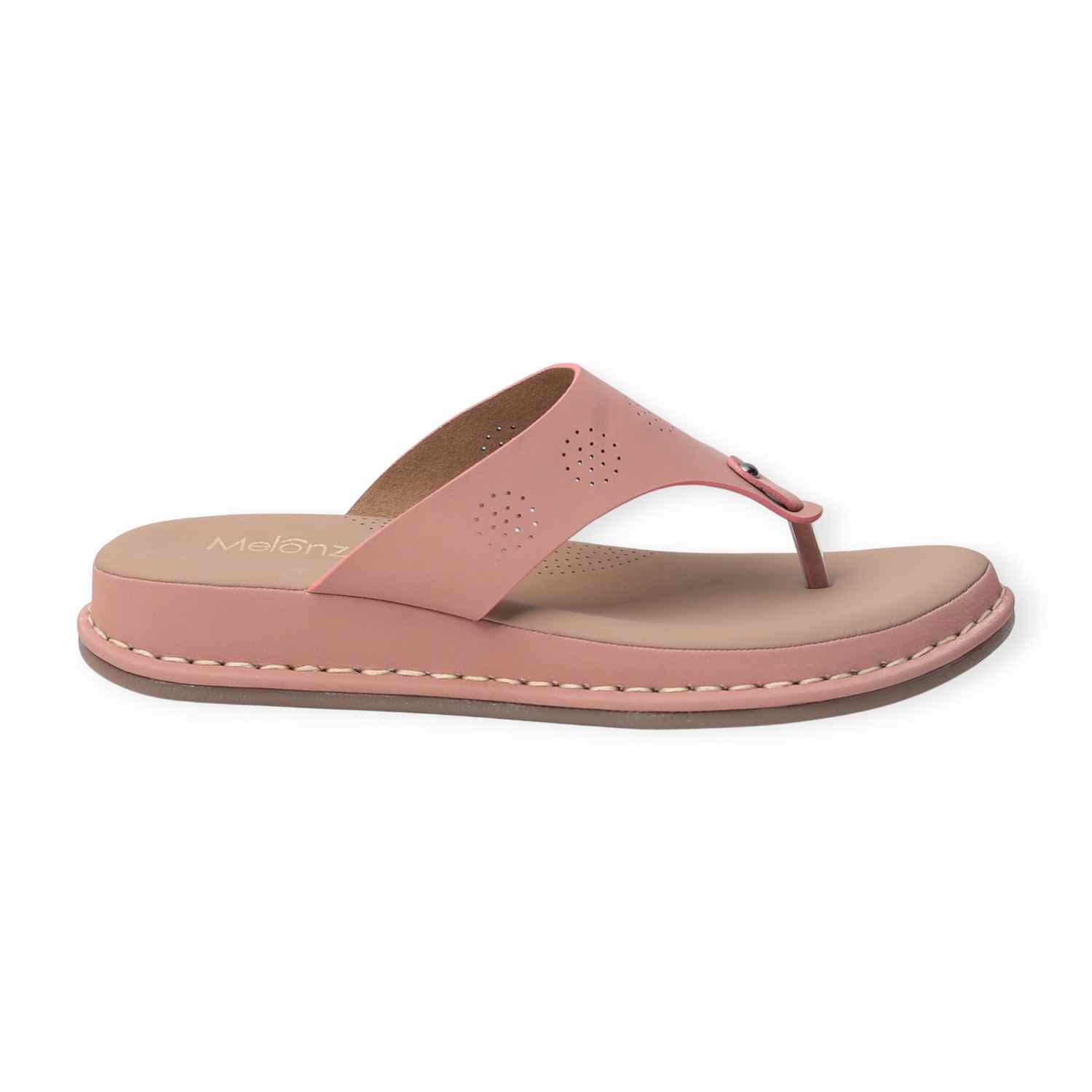Melonz Women’s Rose pink Thong Slip-Ons