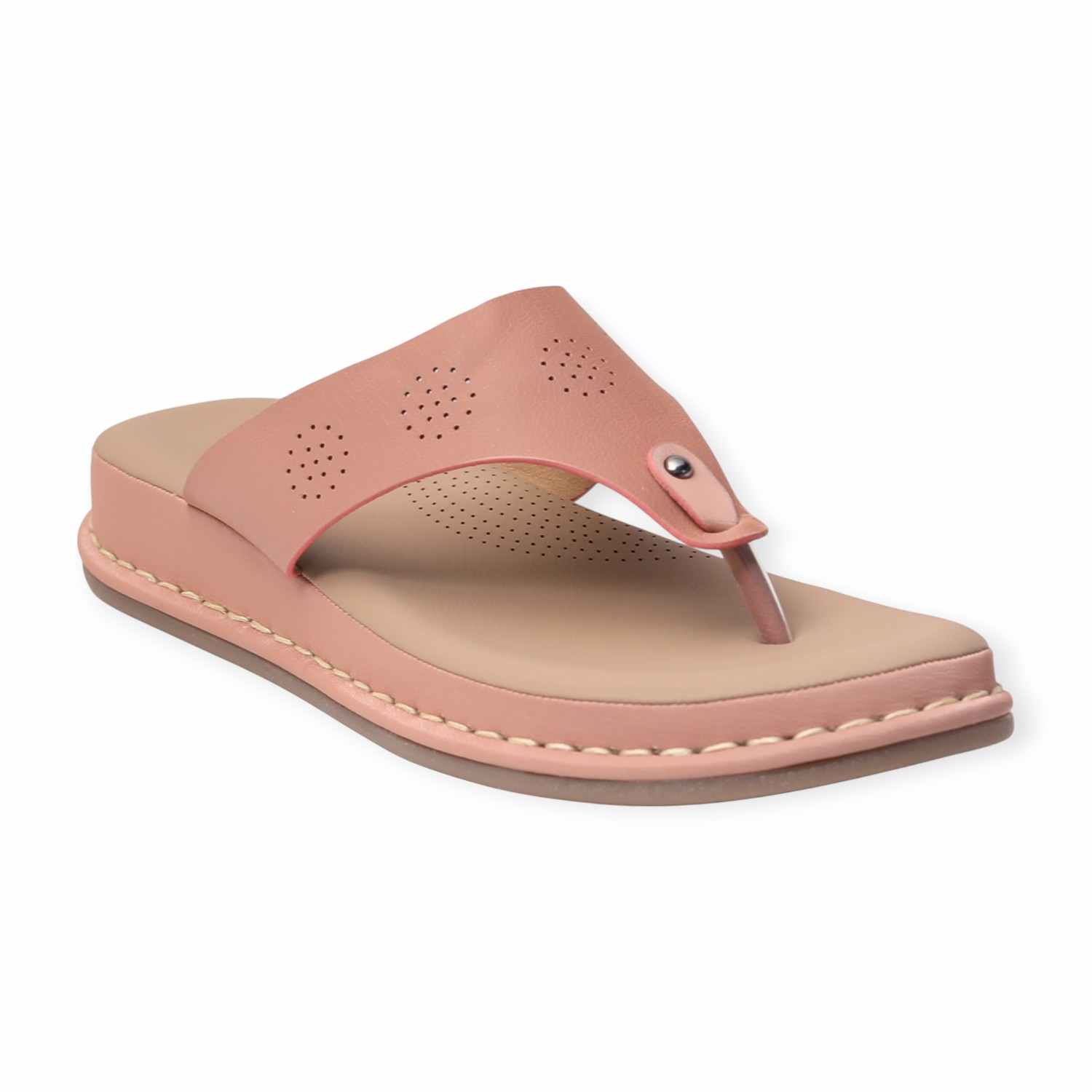 Melonz Women’s Rose pink Thong Slip-Ons