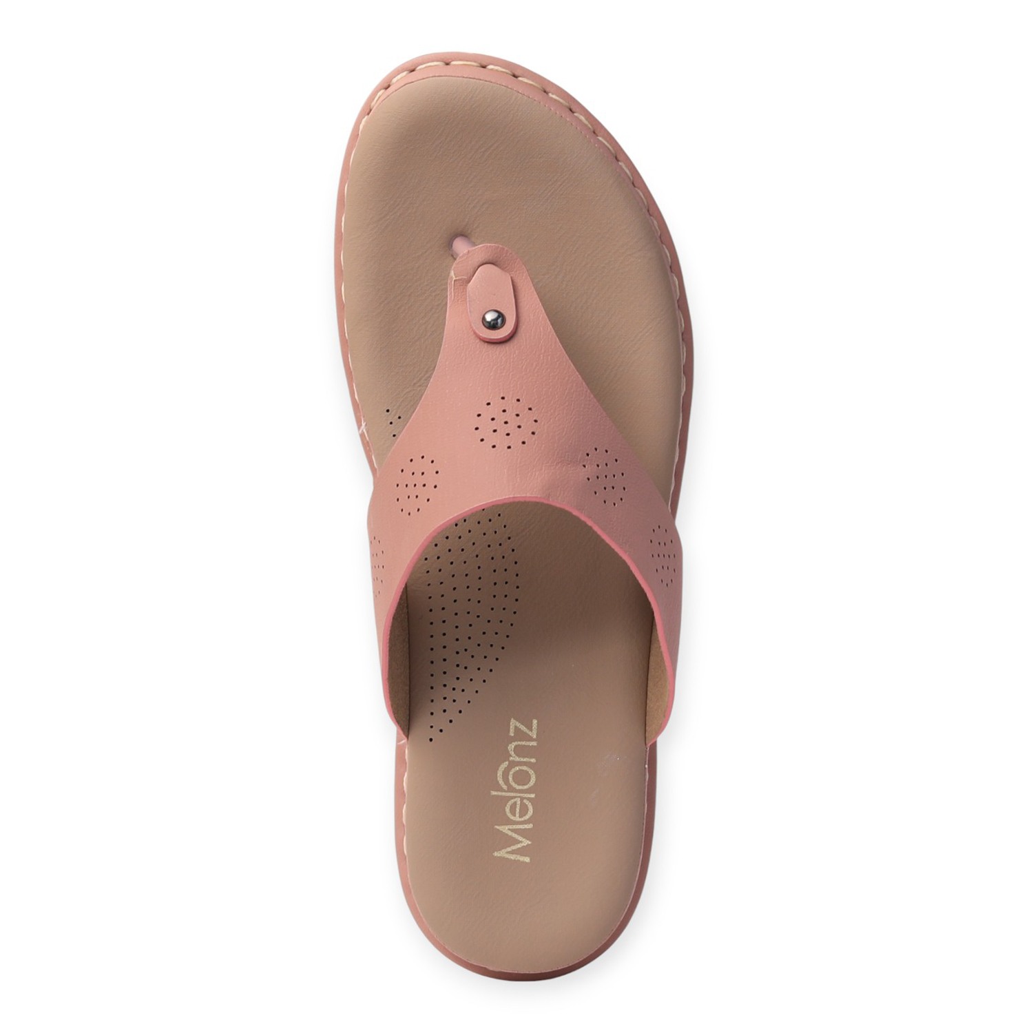 Melonz Women’s Rose pink Thong Slip-Ons