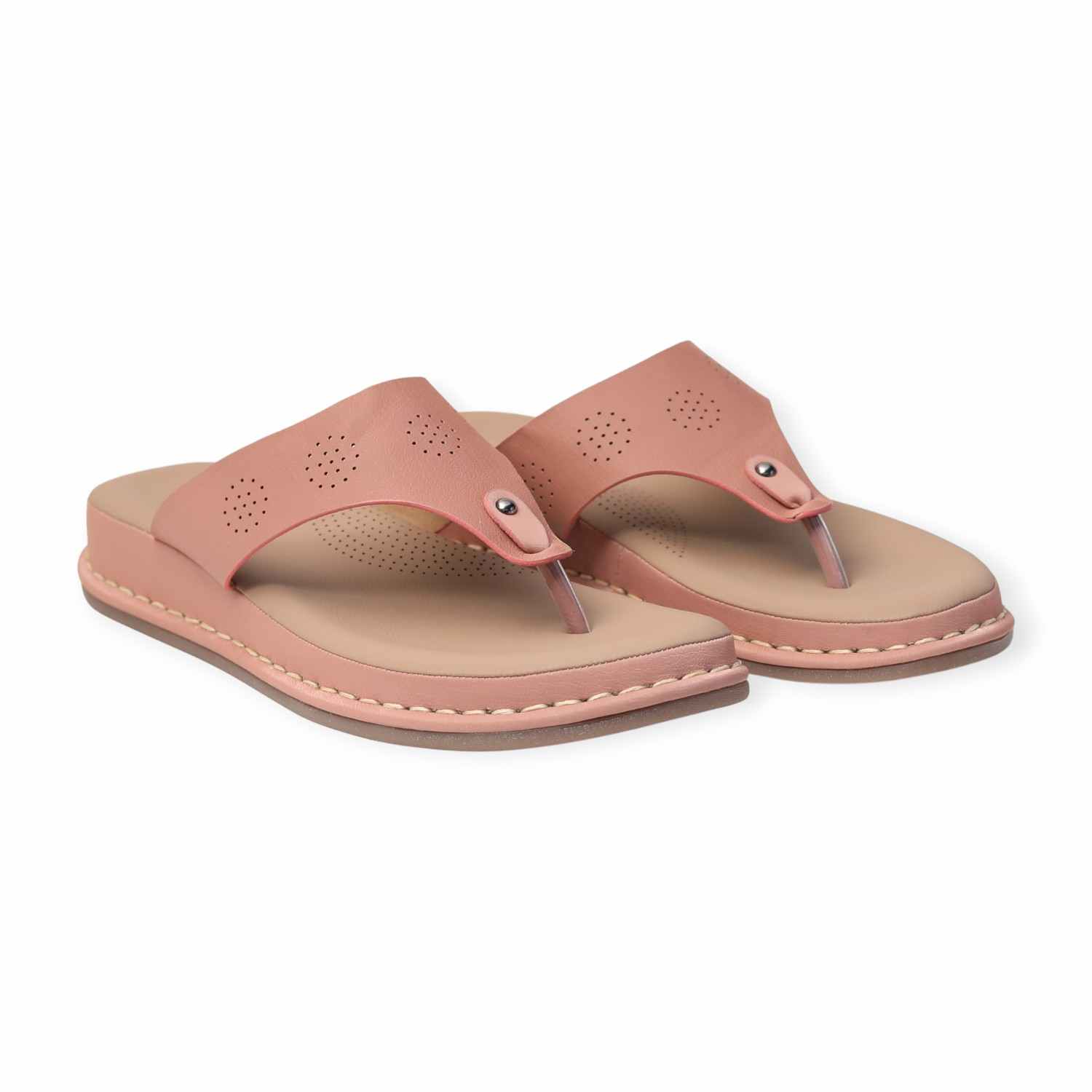 Melonz Women’s Rose pink Thong Slip-Ons