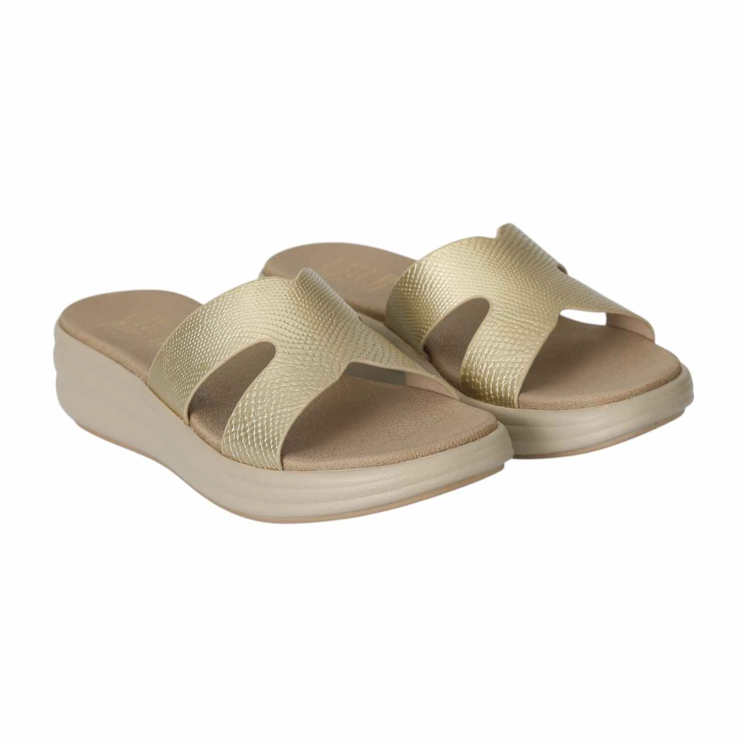 Women's Golden Ease Slides