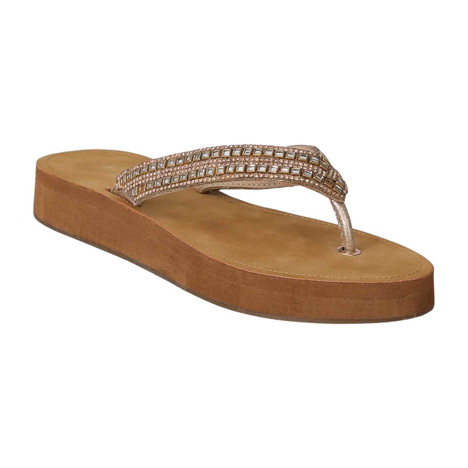 Women Polished Glow Flip-Flops