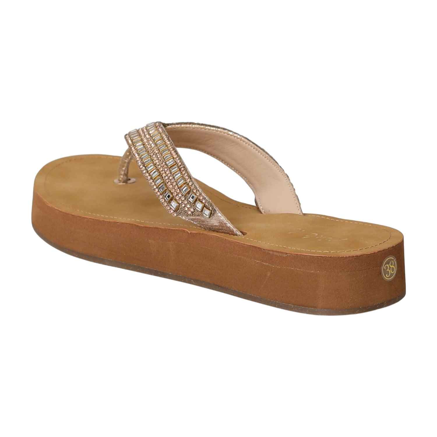Women Polished Glow Flip-Flops