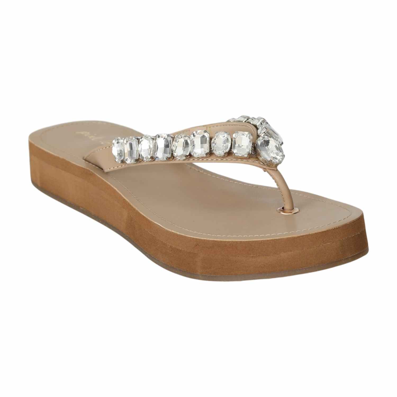 Women's Glimmer Luxe Beige Sandals