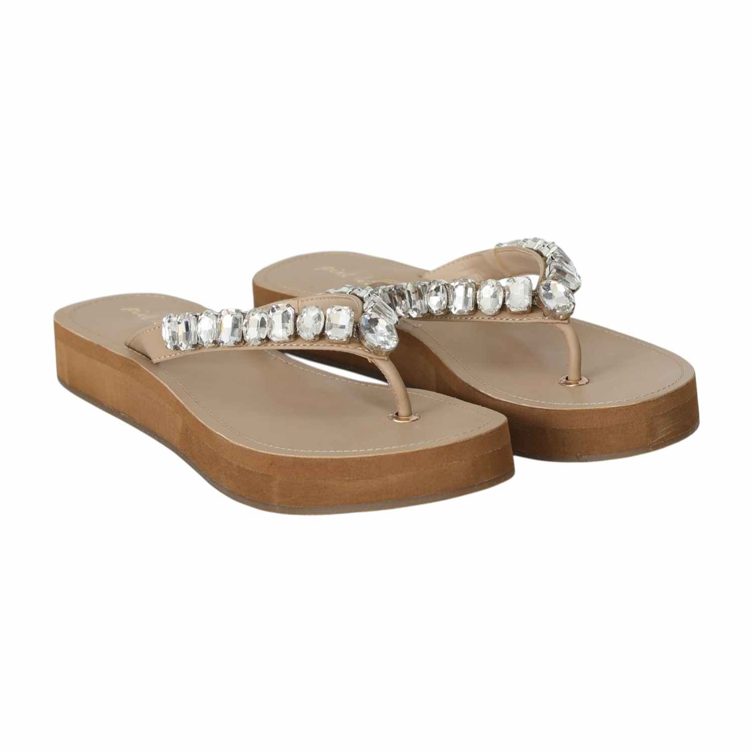 Women's Glimmer Luxe Beige Sandals