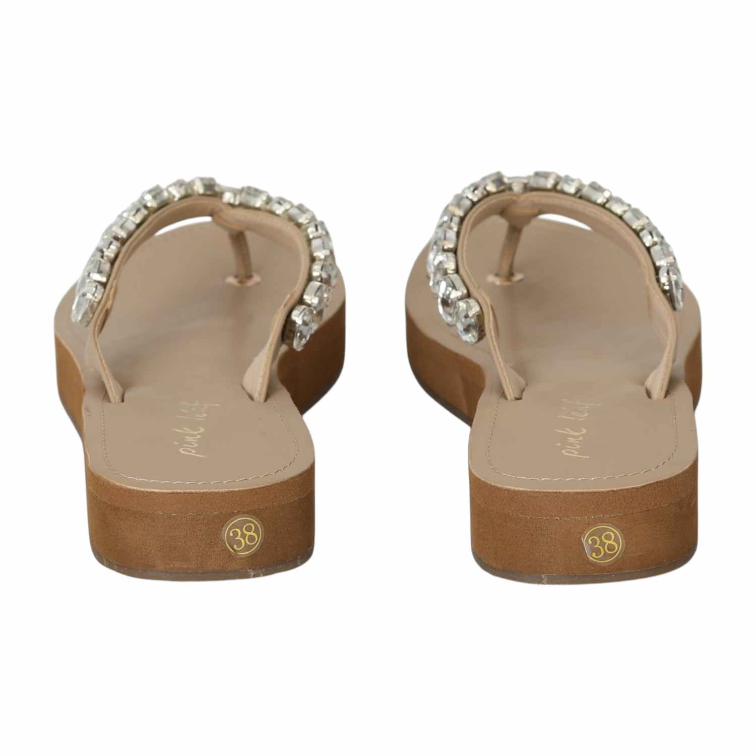 Women's Glimmer Luxe Beige Sandals