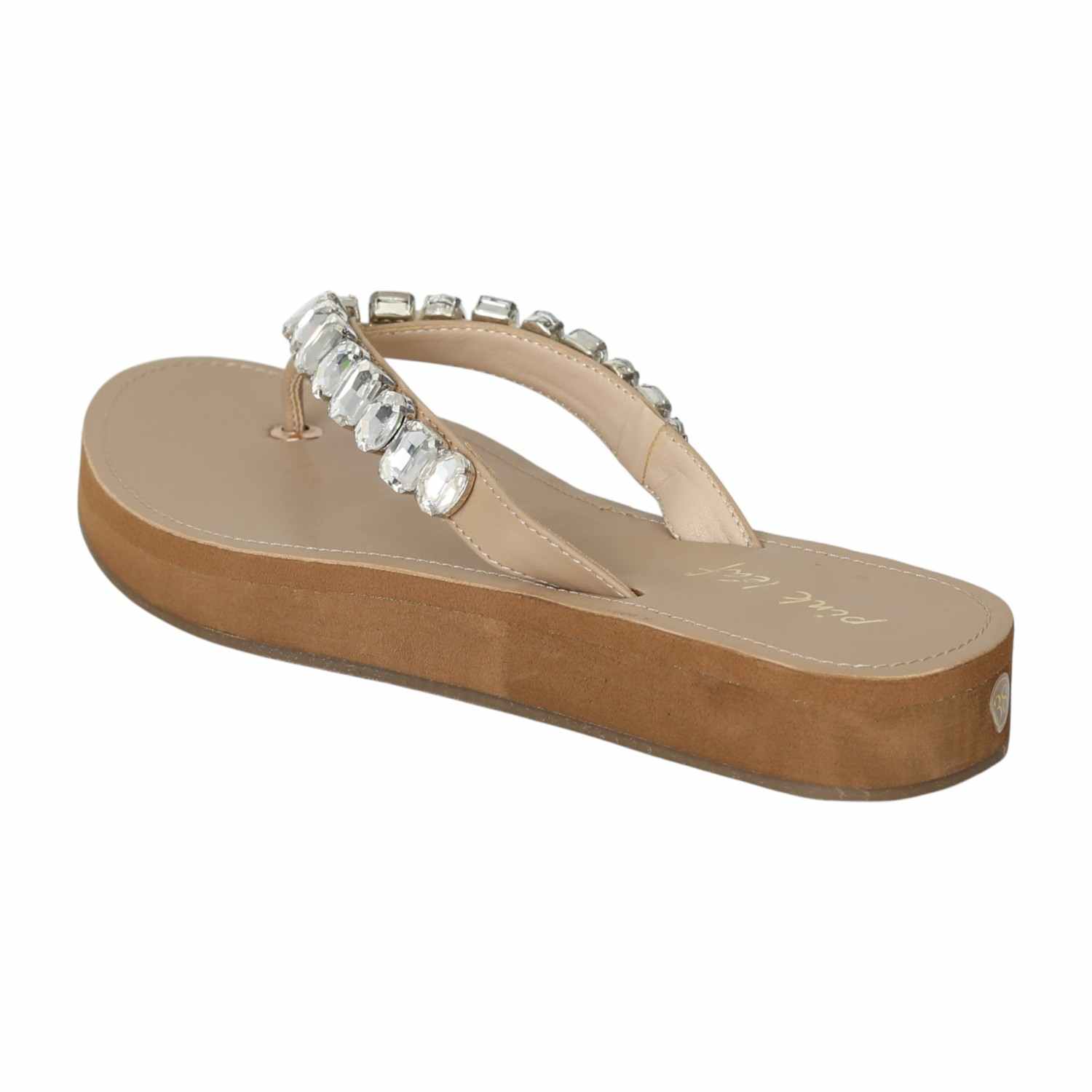 Women's Glimmer Luxe Beige Sandals