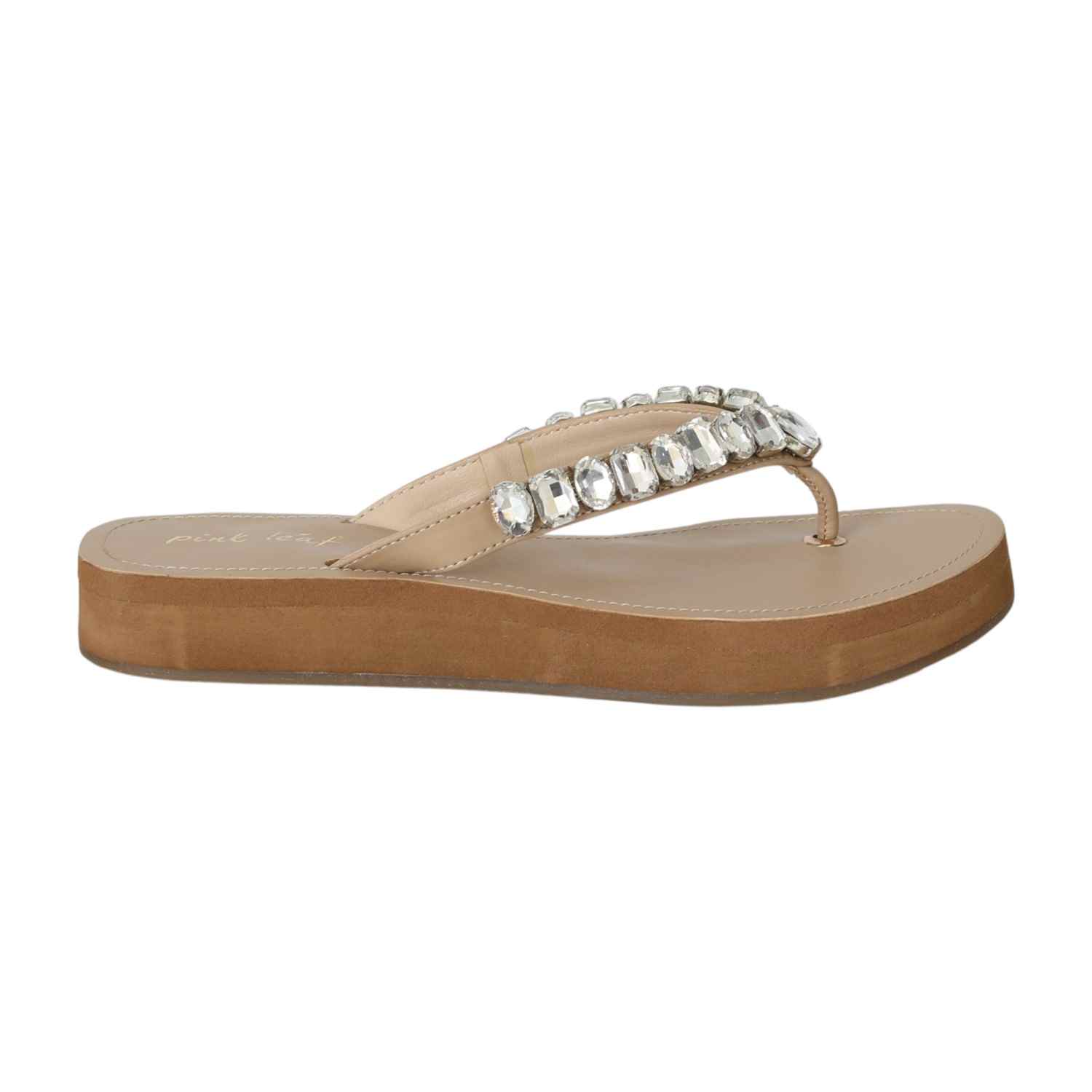Women's Glimmer Luxe Beige Sandals