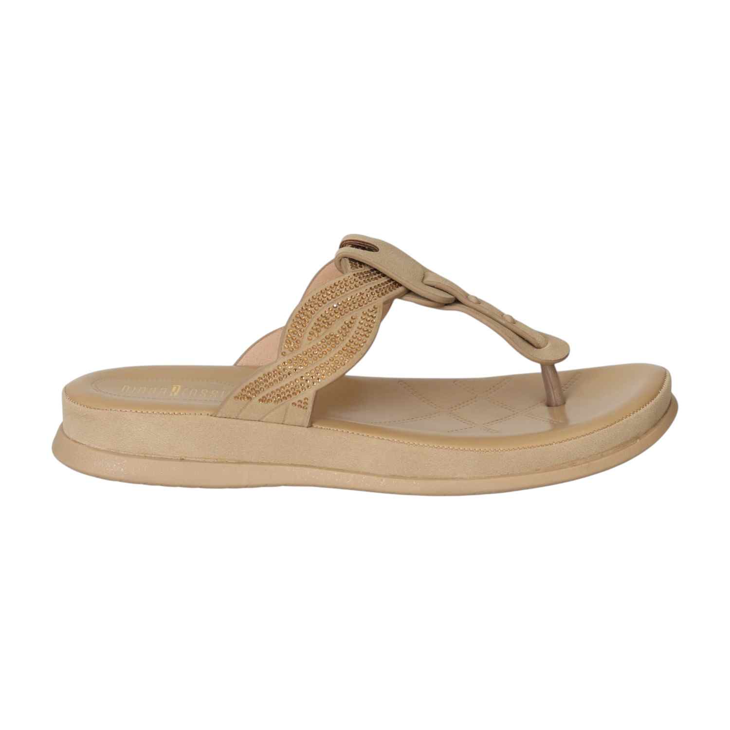 Women Beige Stone Spark Sandals