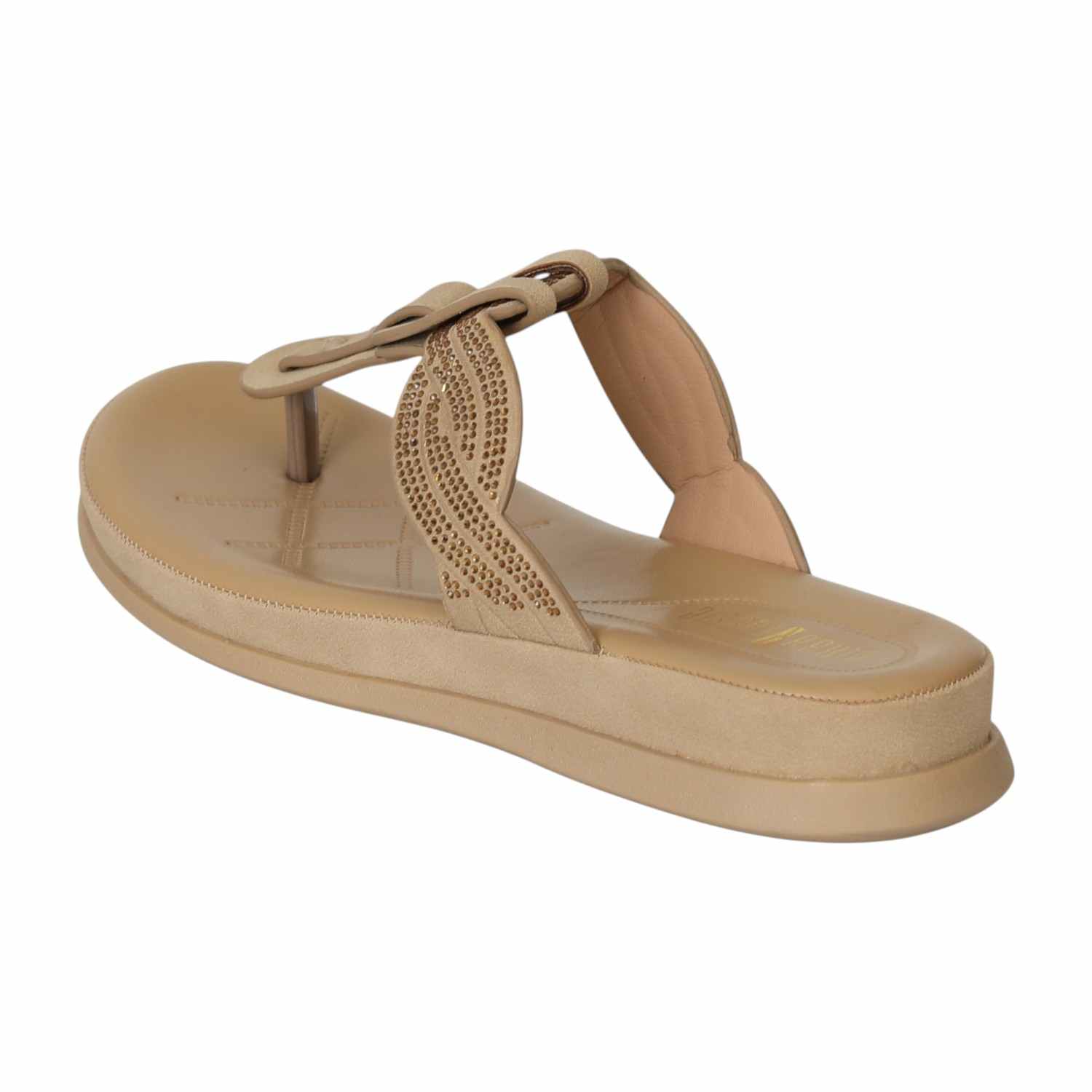 Women Beige Stone Spark Sandals
