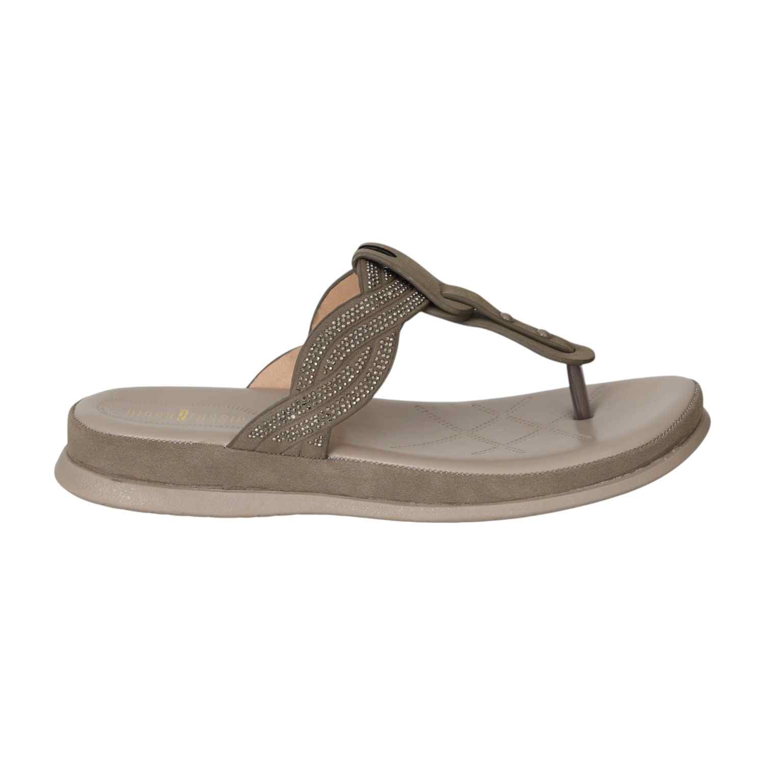 Women Taupe Stone Spark Sandals