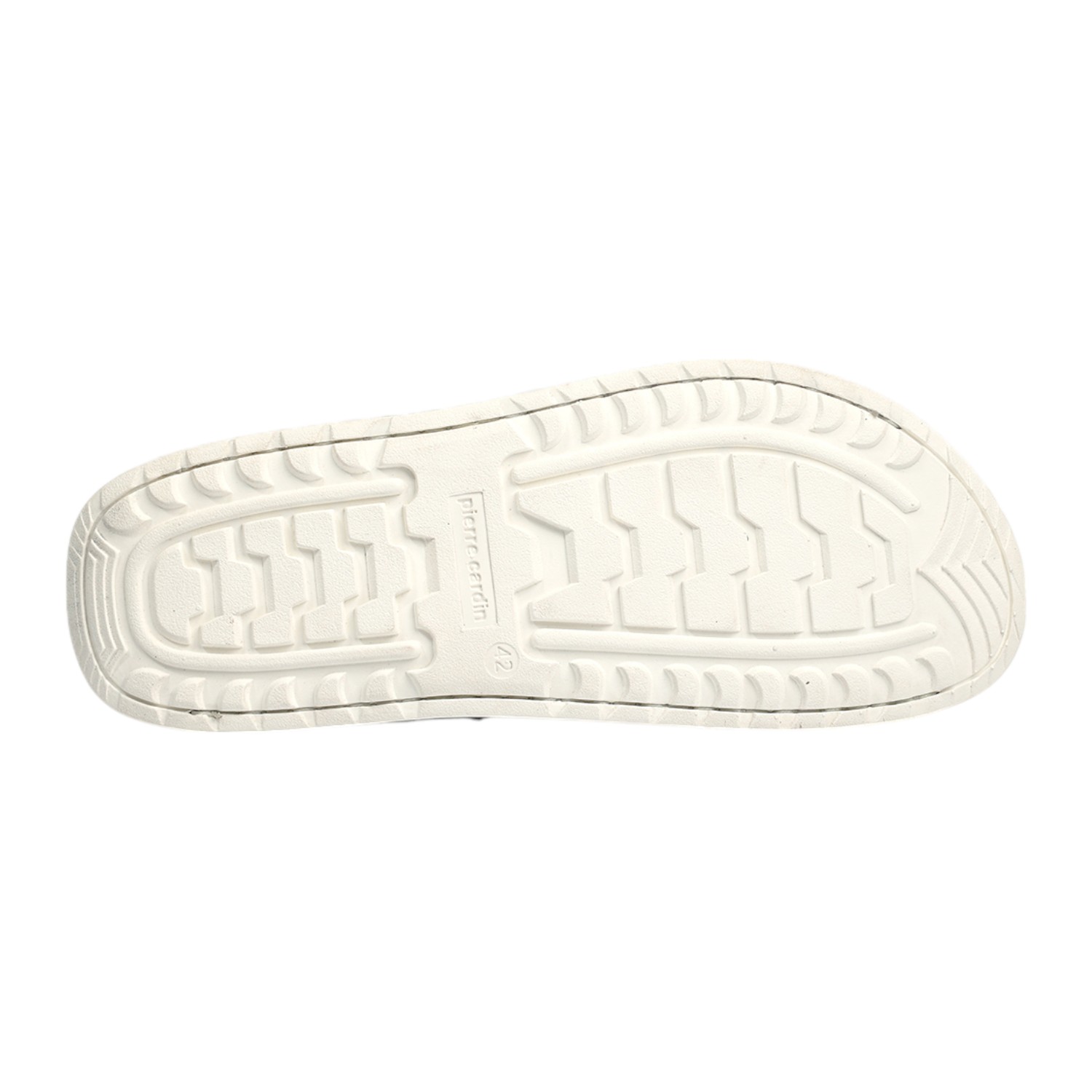 Mens Leather slipper Off white