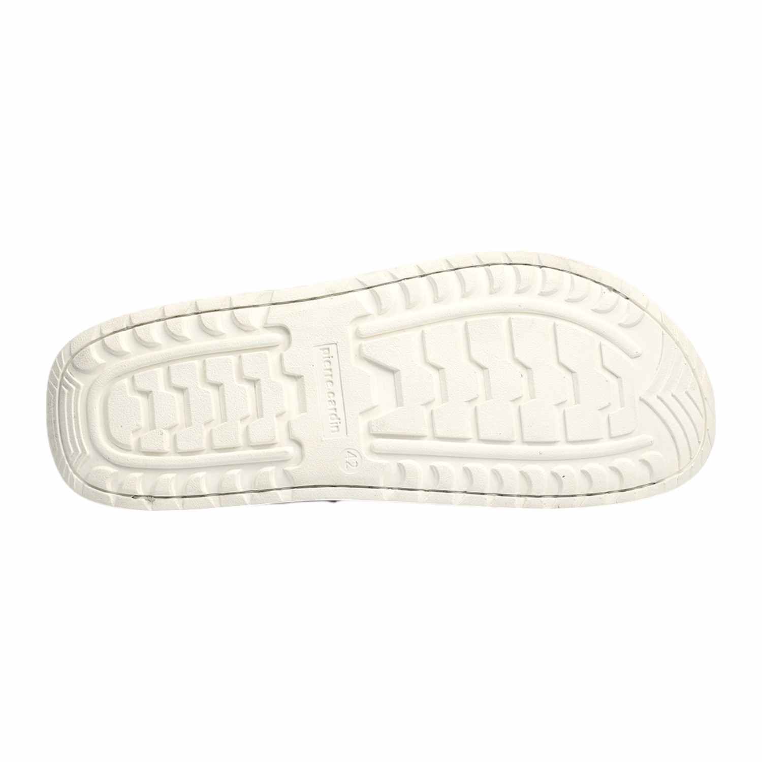 Mens Leather slipper Off white