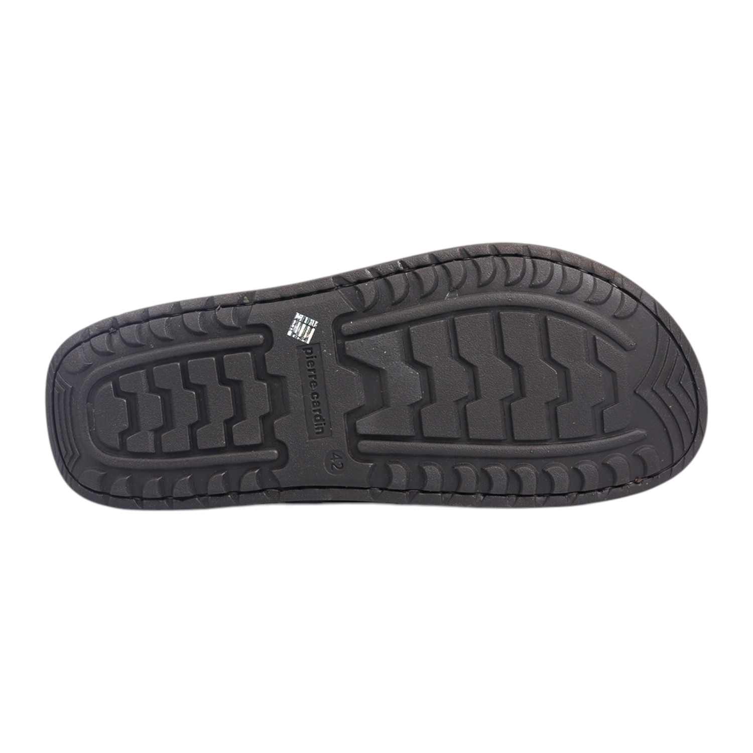 Pierre Cardin | Mens Leather Sandal Black|3