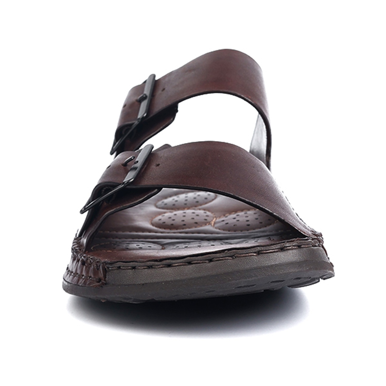 Pierre Cardin | Mens Leather slipper Café|3
