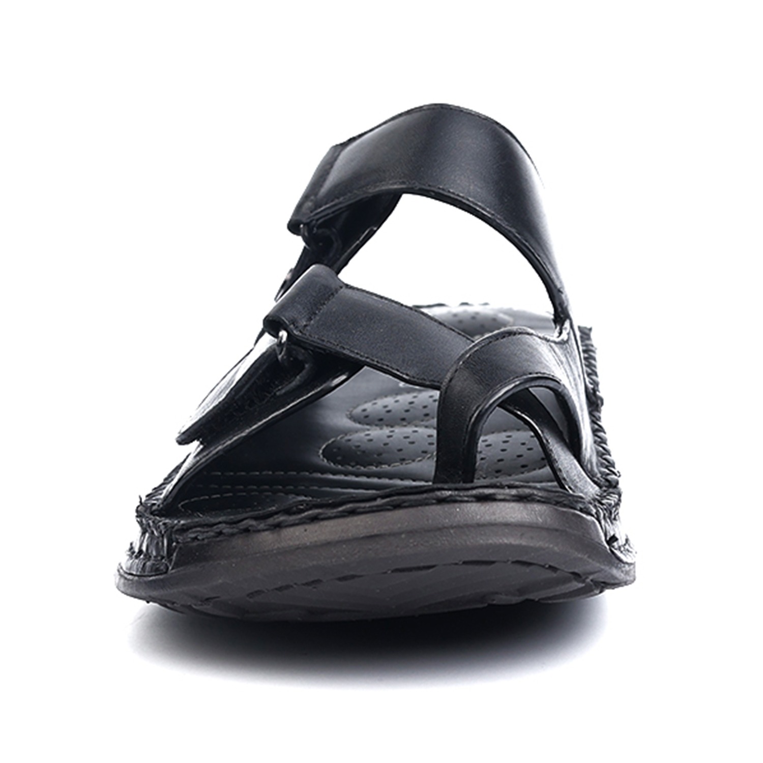 Mens Leather slipper Black