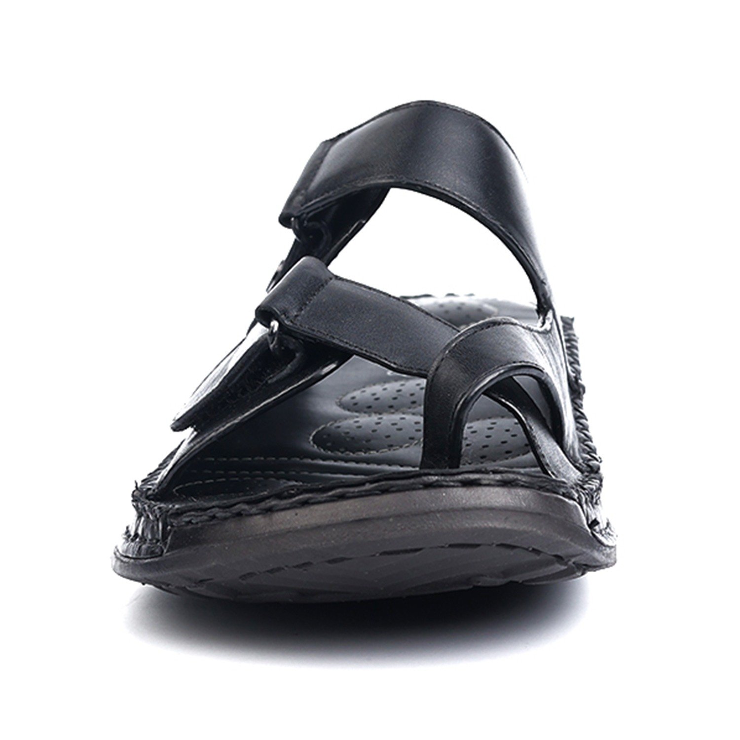 Mens Leather slipper Black