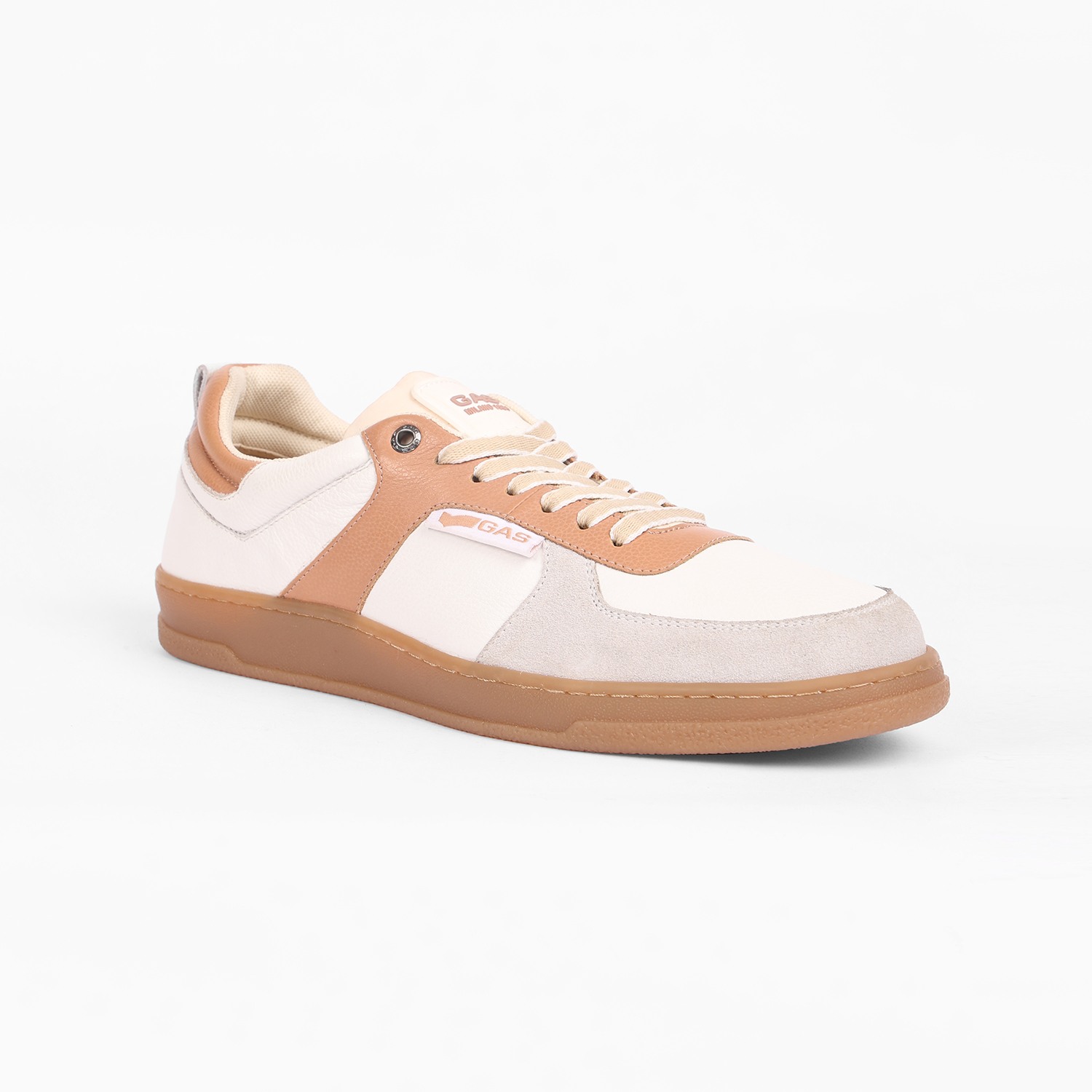 Men Cristallo White Beige Sneaker