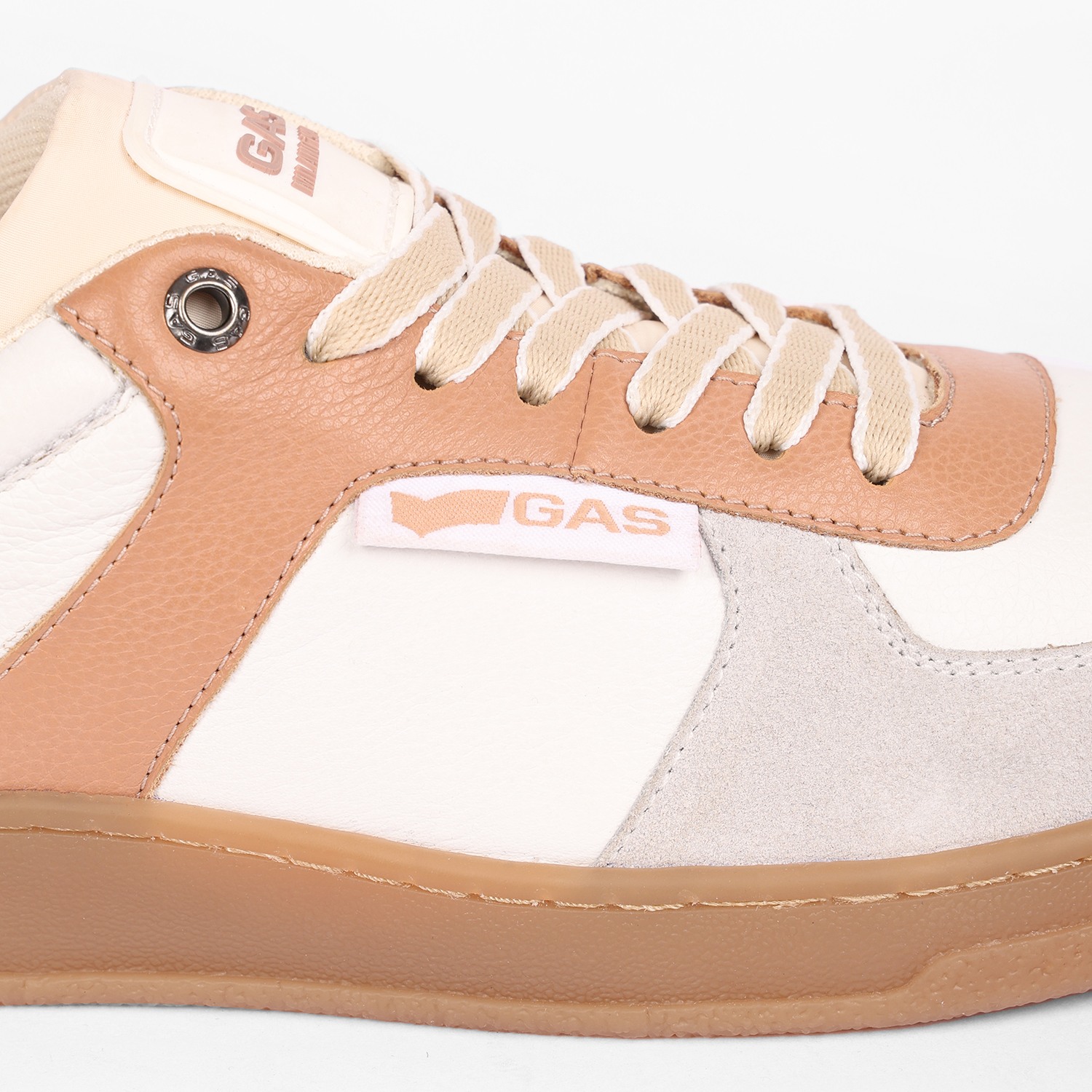 Men Cristallo White Beige Sneaker