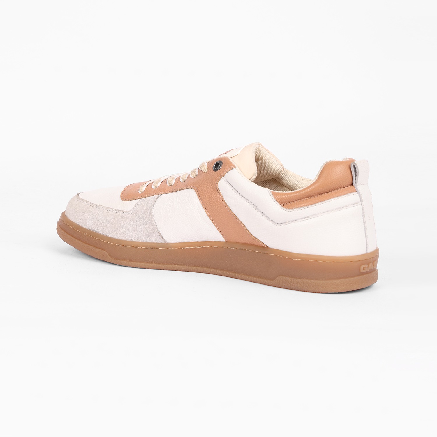 Men Cristallo White Beige Sneaker