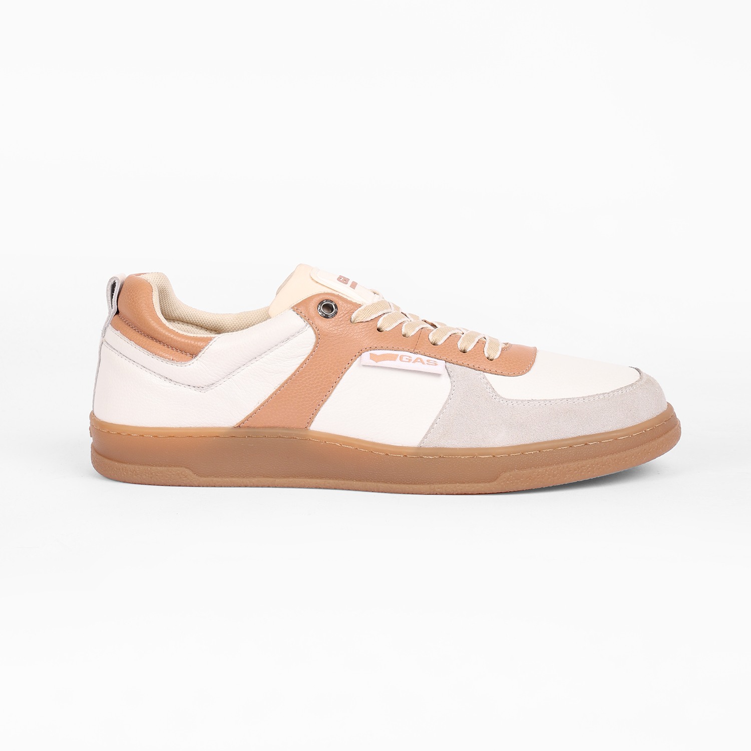 Men Cristallo White Beige Sneaker