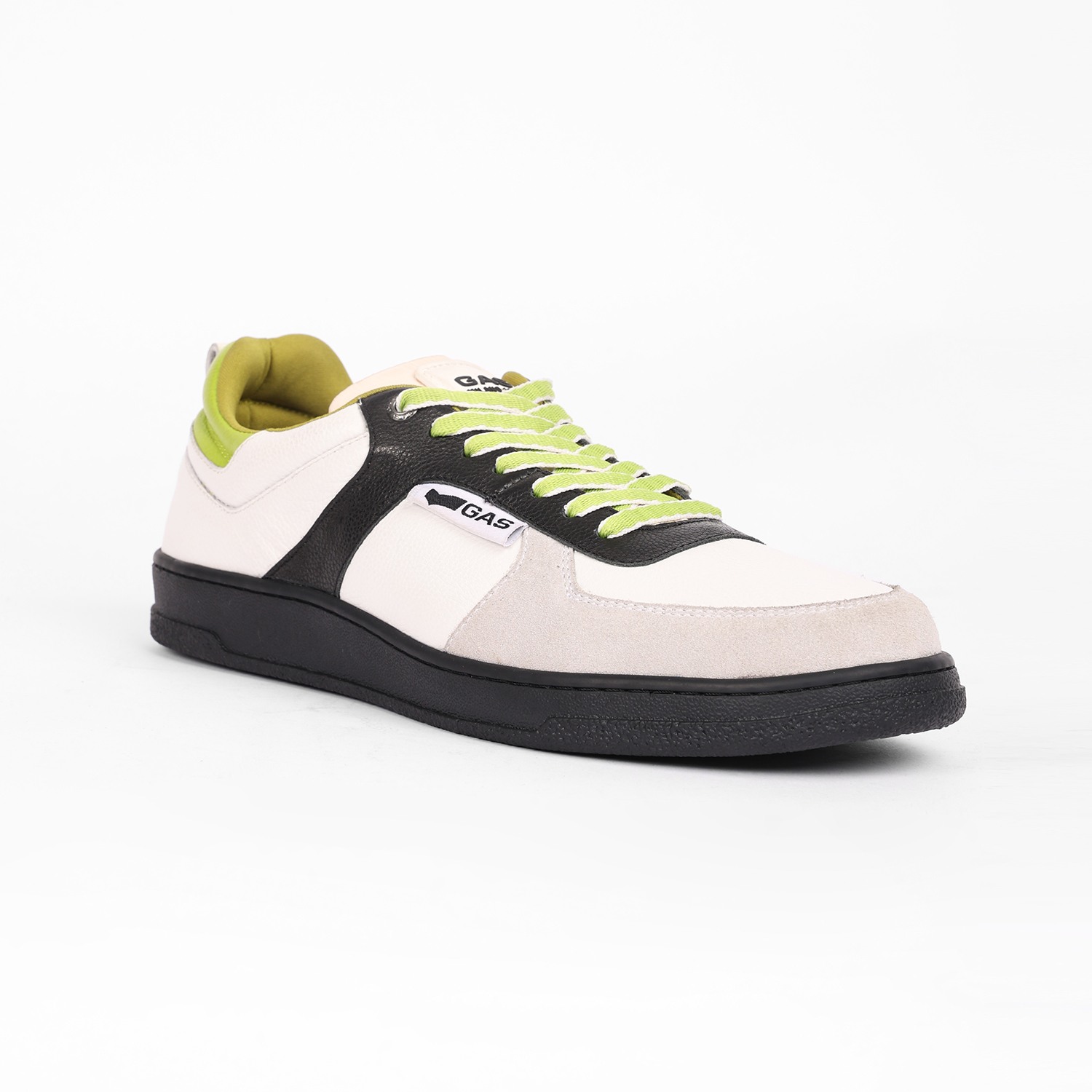 Men Cristallo White Black Sneaker