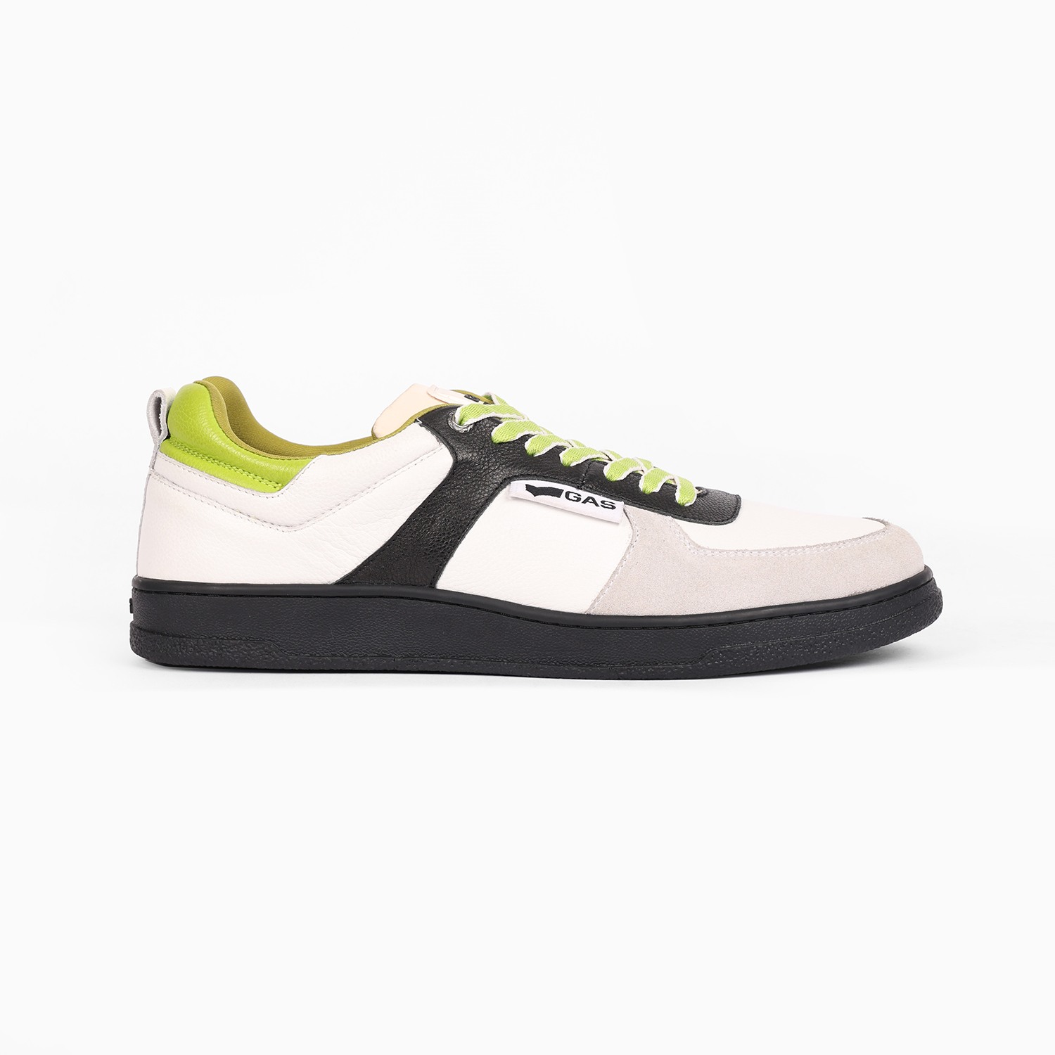 Men Cristallo White Black Sneaker