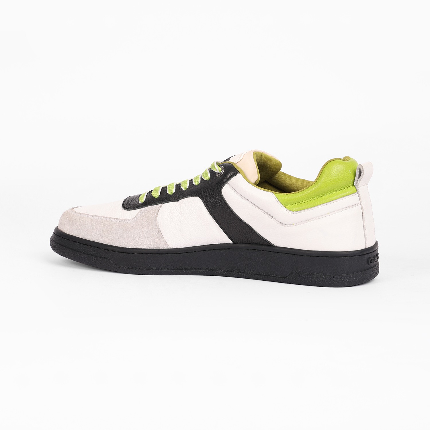Men Cristallo White Black Sneaker