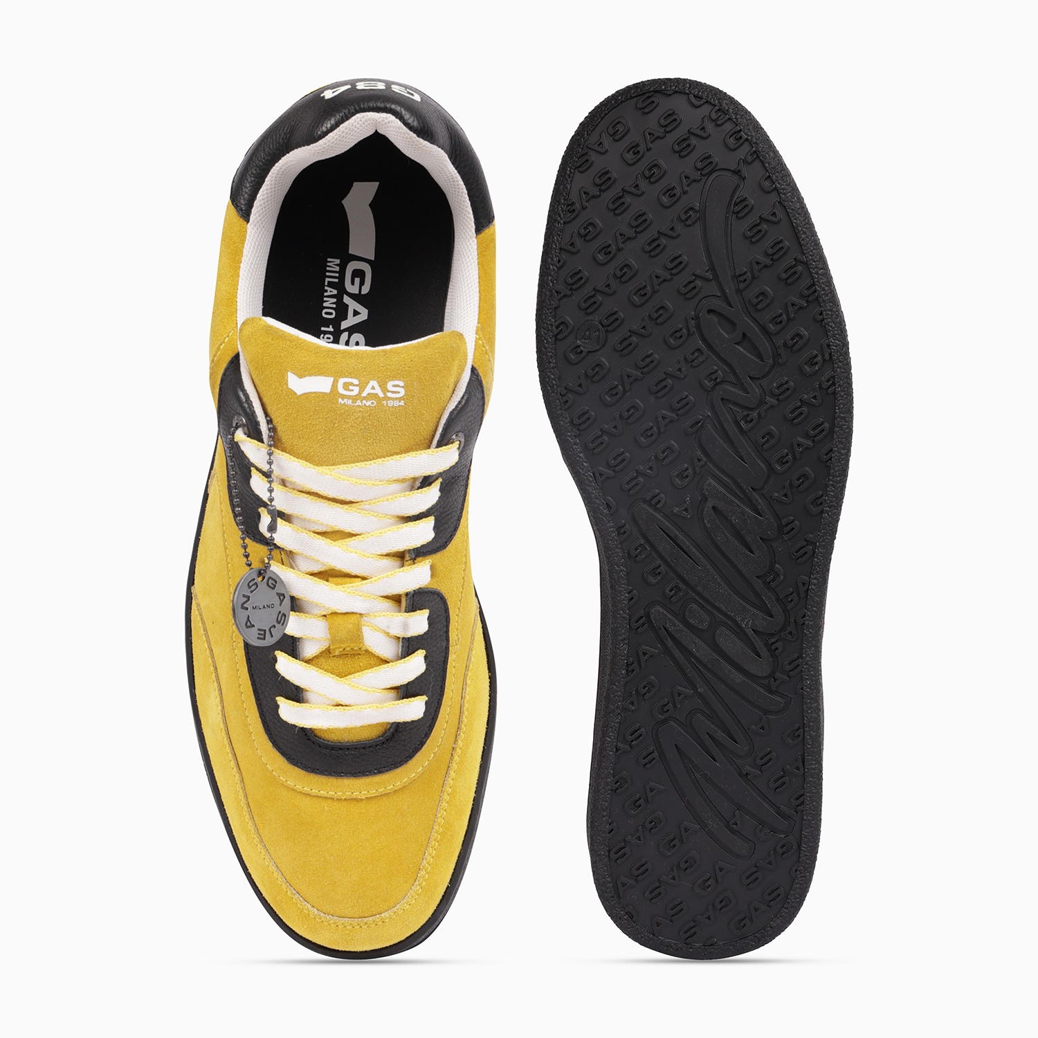 Men Figo Yellow Black Sneaker