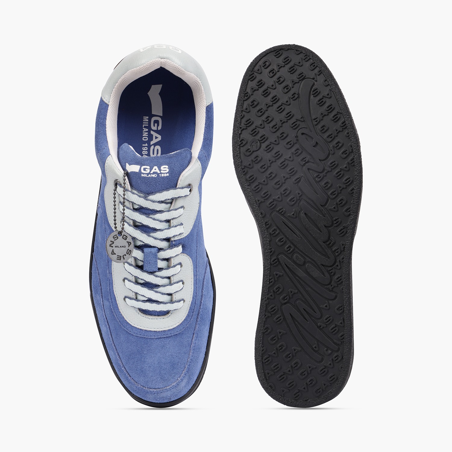 Men Figo Blue Grey Sneaker