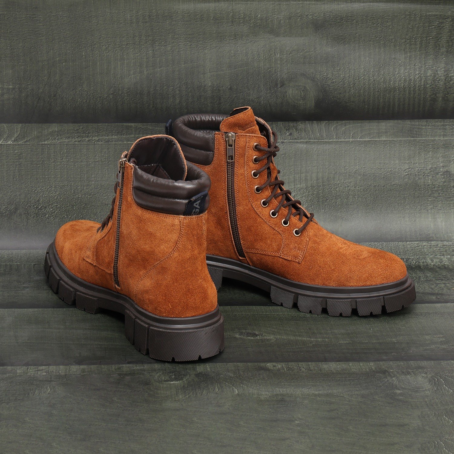 Men Rebel Stride Tan Boots