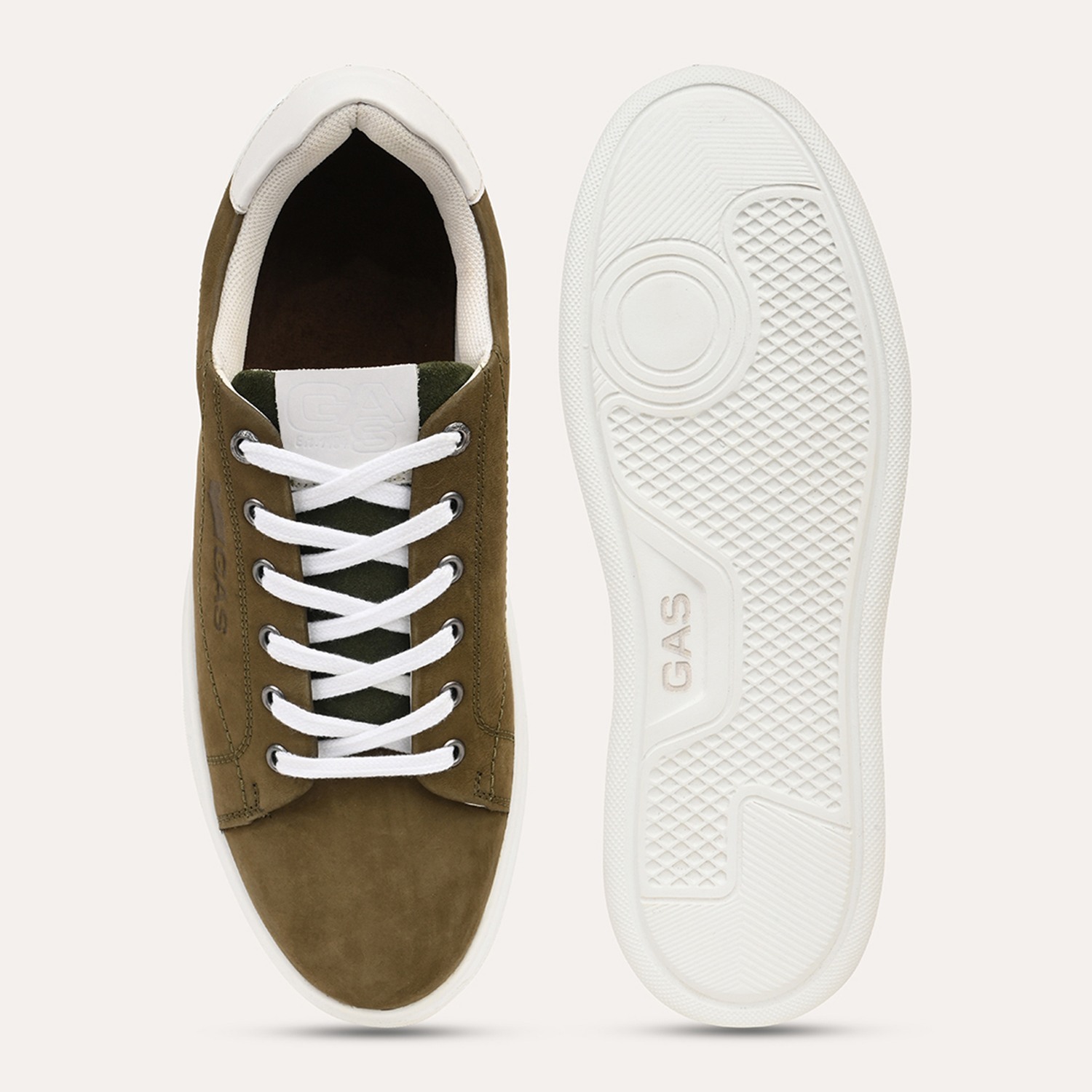 Men Vault One Olive Sneakers
