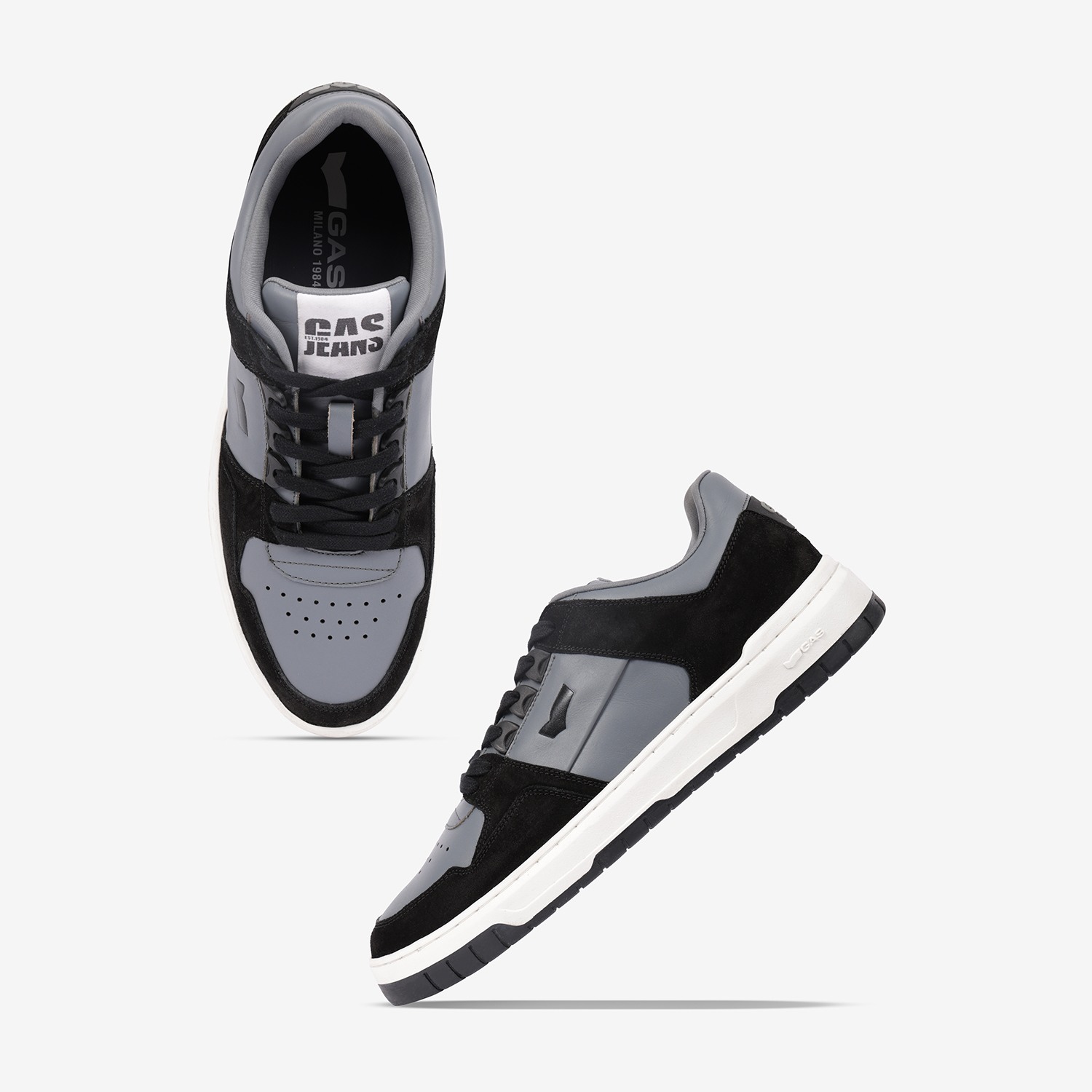 Men Void Runner Grey Black Sneakers